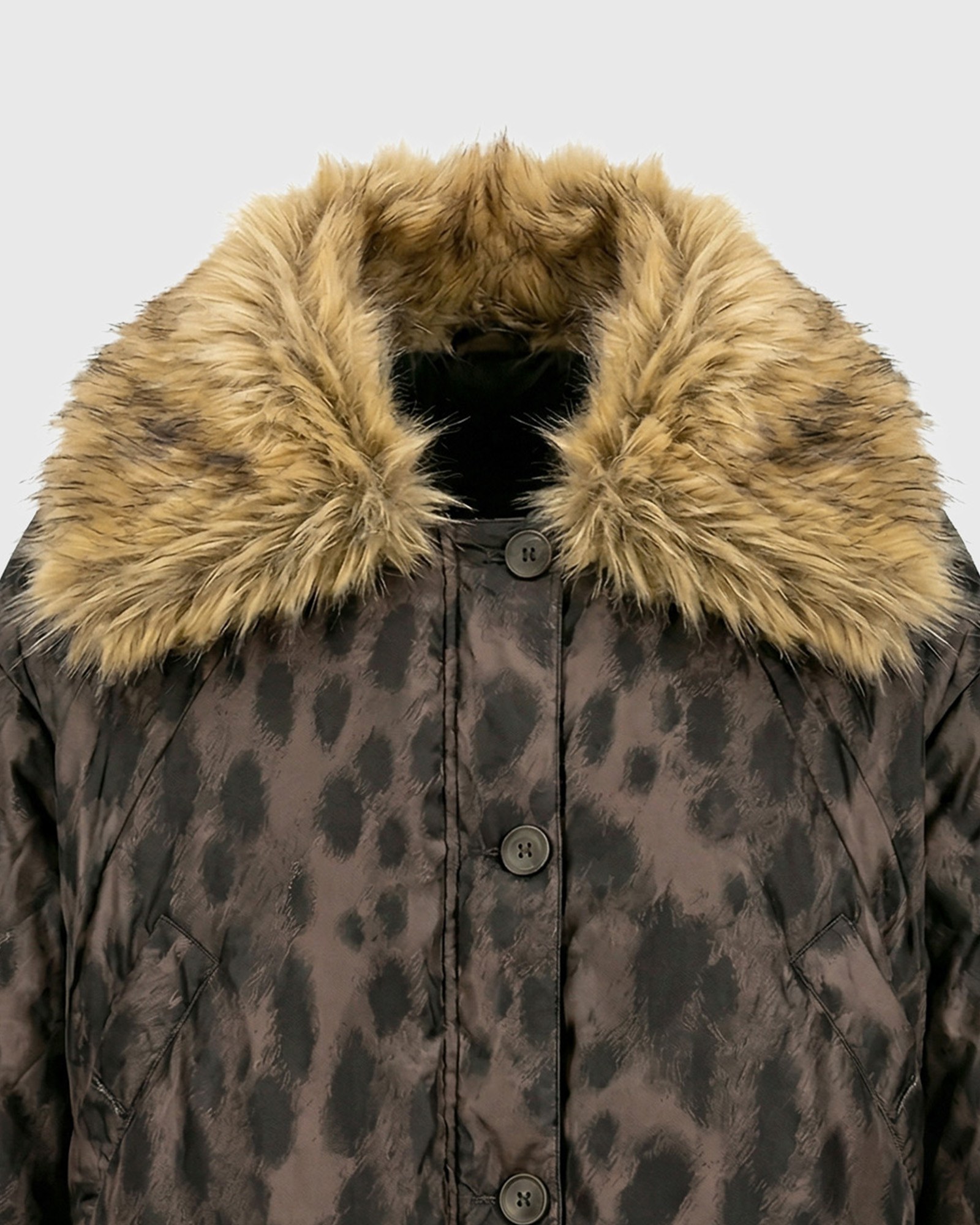 Γυναικείο jjacket διπλής όψης με αποσπώμενο γιακά