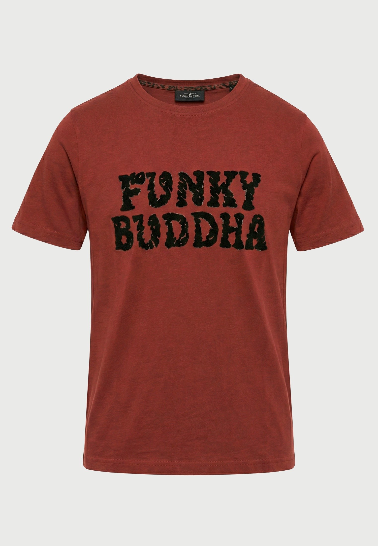 Βαμβακερό t-shirt με statement logo print