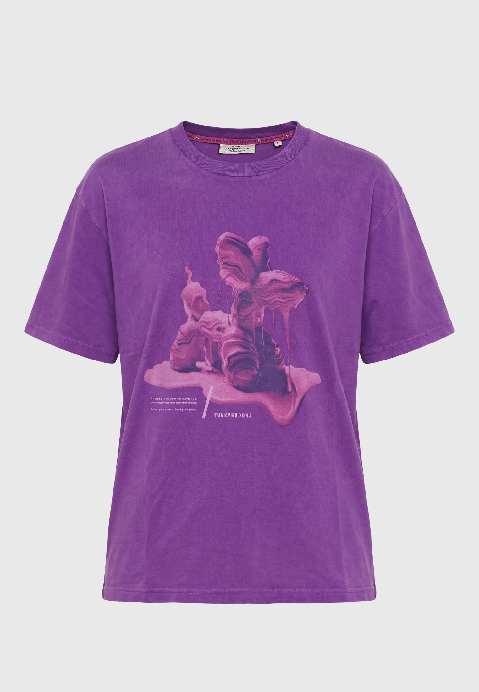 Γυναικείο loose fit t-shirt με στάμπα