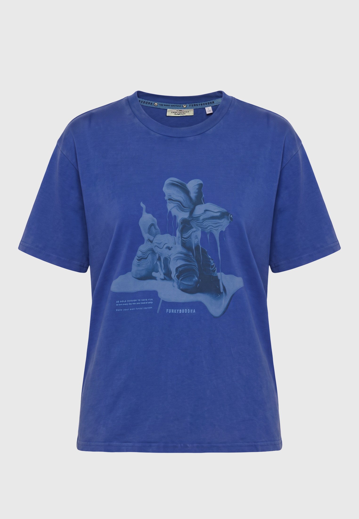 Γυναικείο loose fit t-shirt με στάμπα