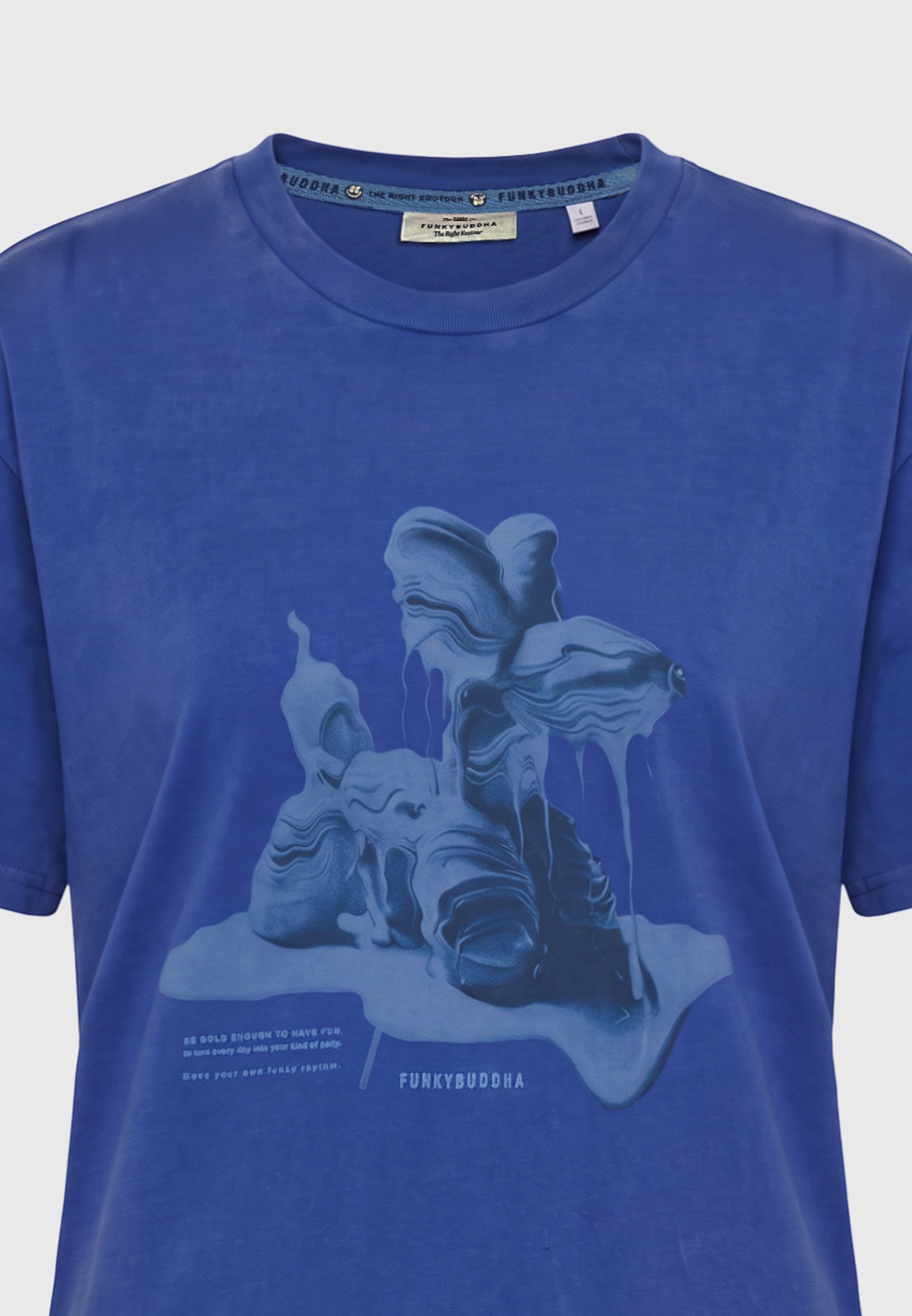 Γυναικείο loose fit t-shirt με στάμπα