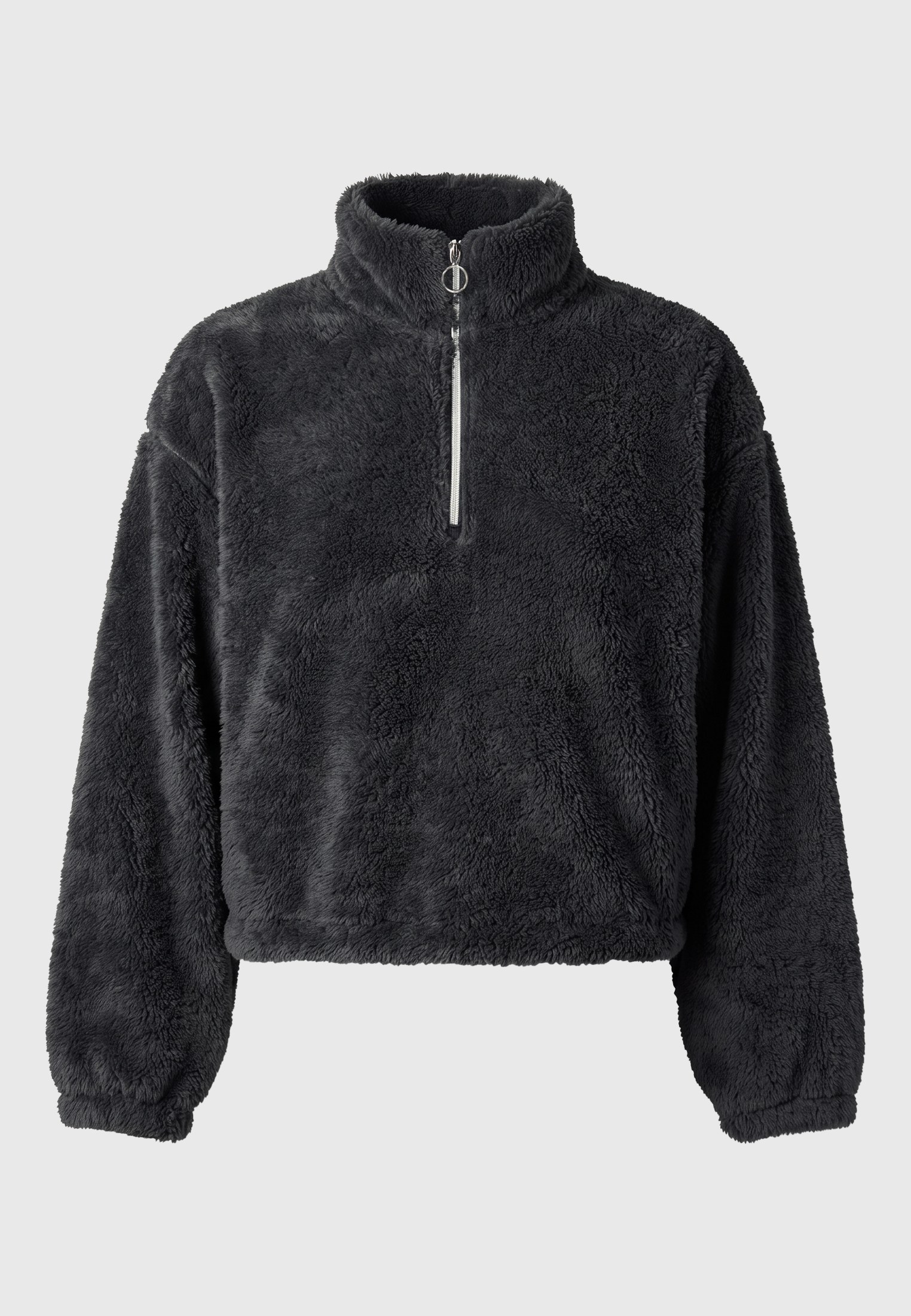 Γυναικεία cropped μπλούζα από fleece