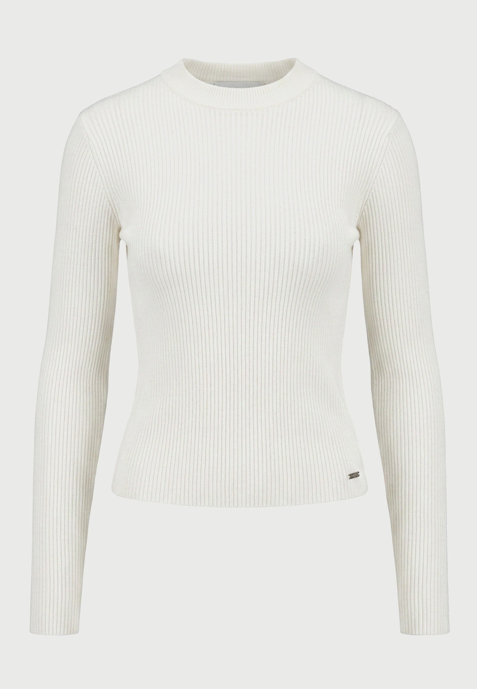 Γυναικεία πλεκτή ribbed μπλούζα slim fit