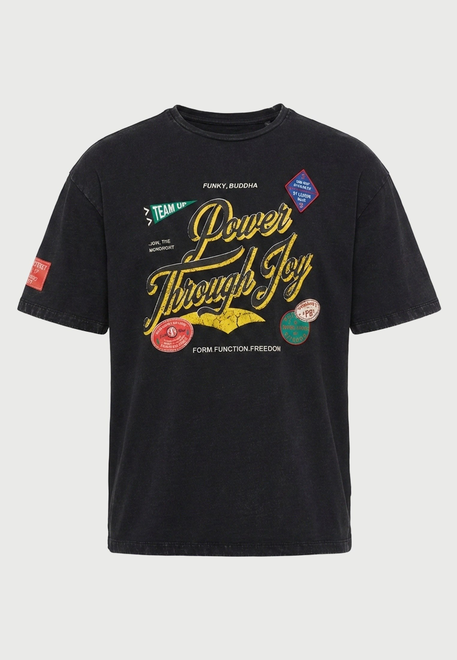 Γυναικείο loose fit t-shirt με prints
