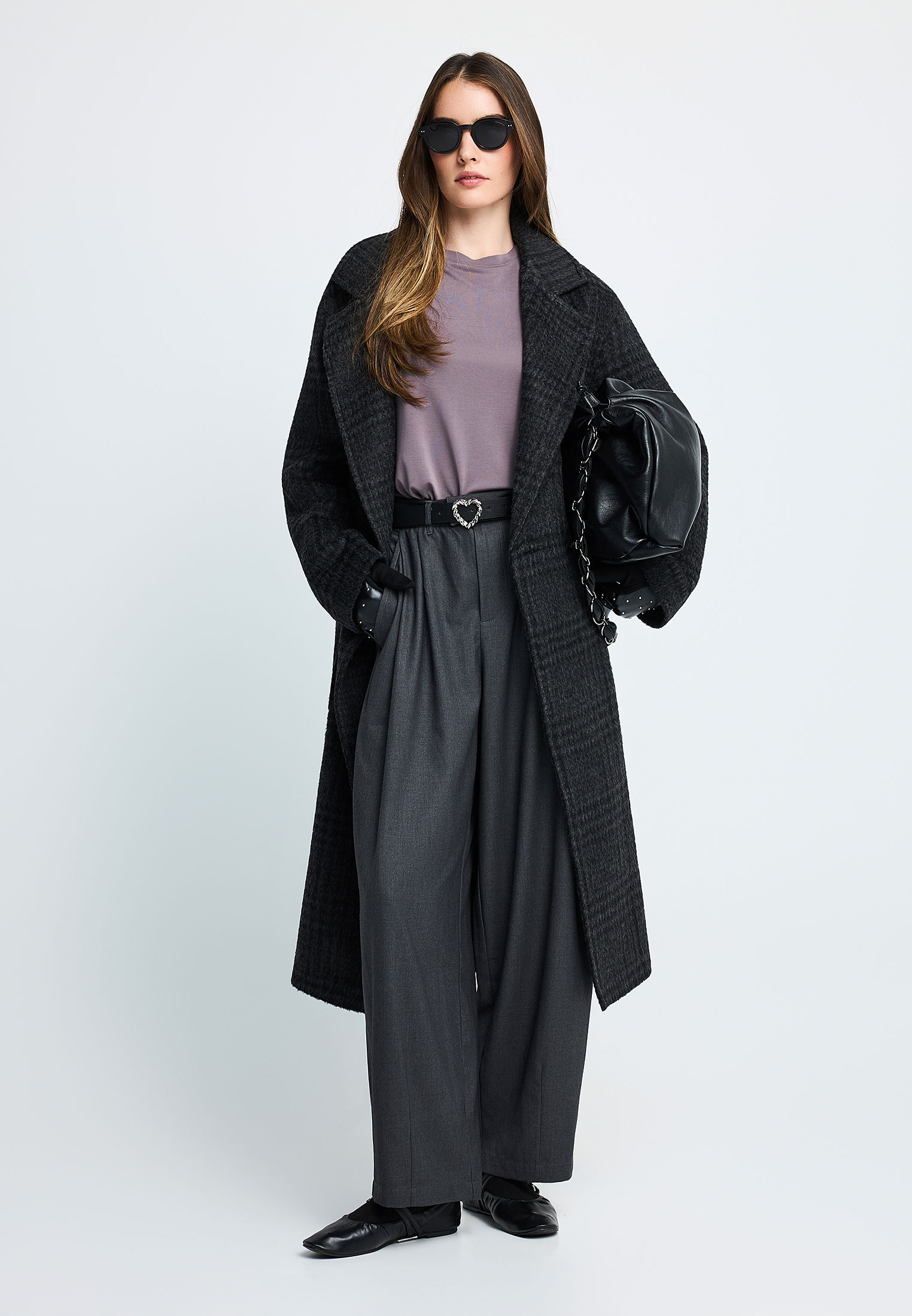 Γυναικείο tailored wide-leg παντελόνι