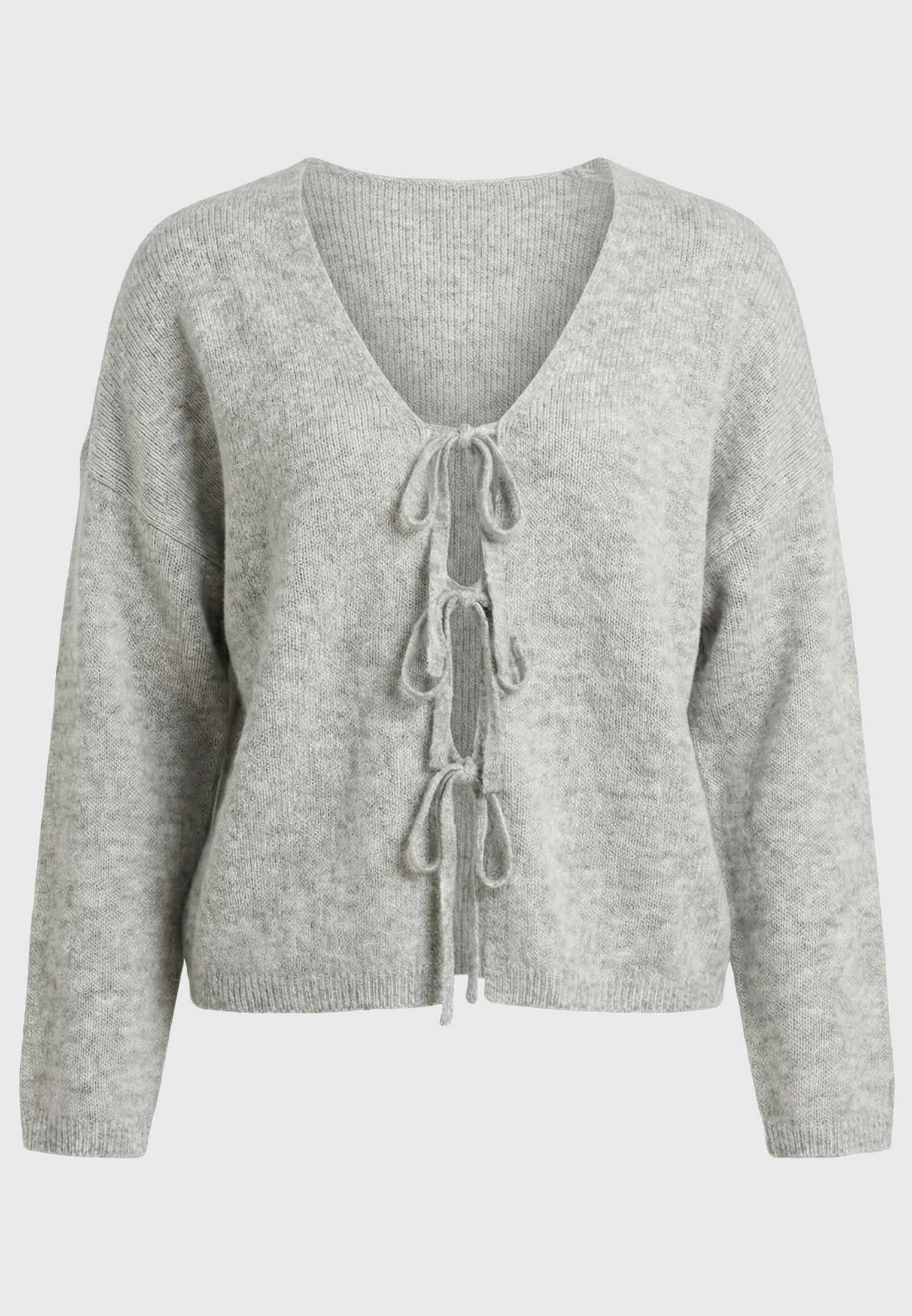 Γυναικείο ribbed πλεκτό πουλόβερ off-the-shoulders