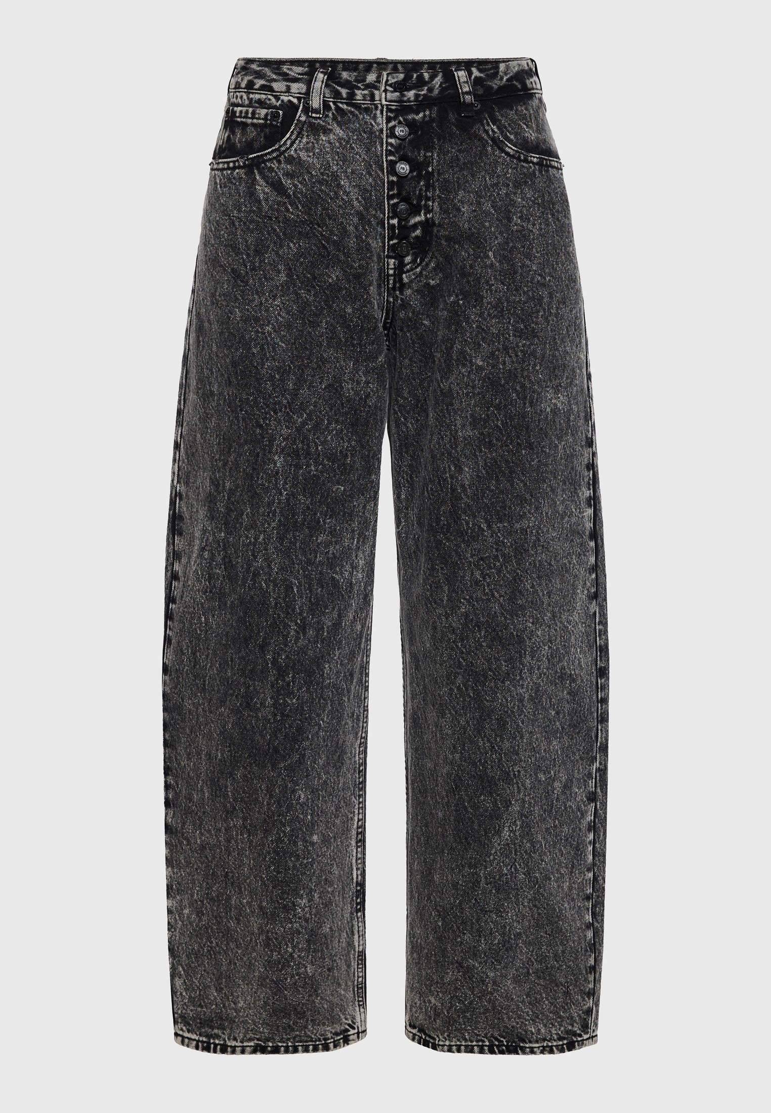 Ψηλόμεσο jean παντελόνι balloon fit