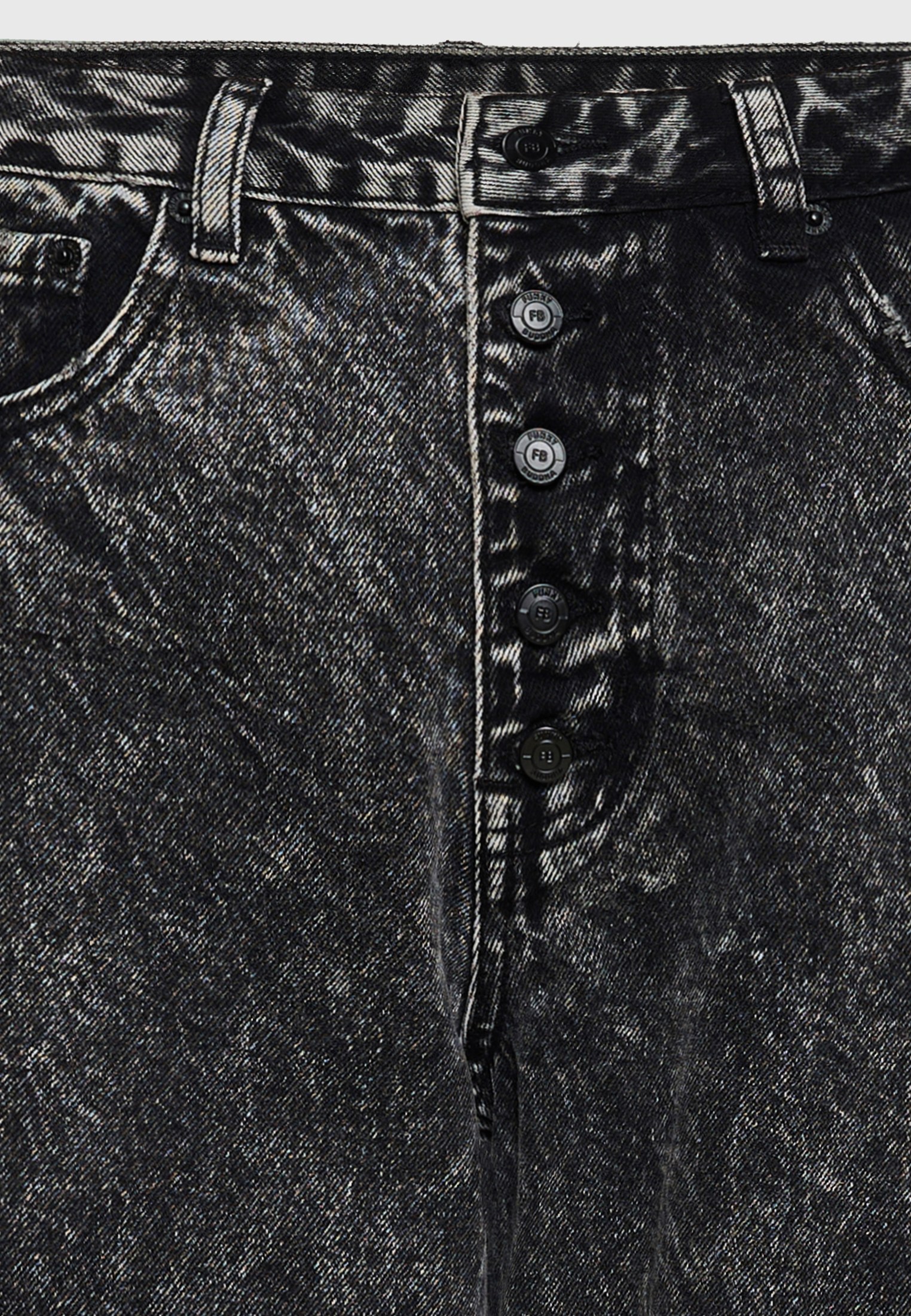 Ψηλόμεσο jean παντελόνι balloon fit