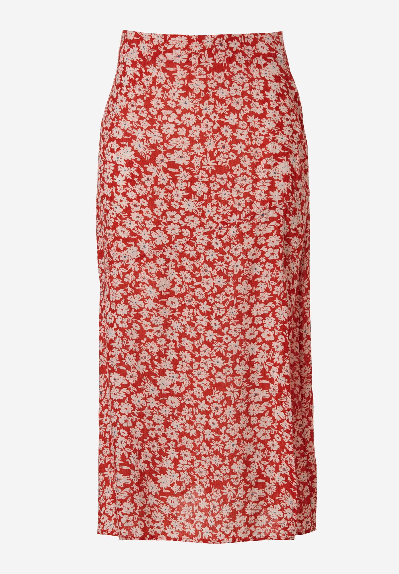 Women's Midi Skirts Funky Buddha Red