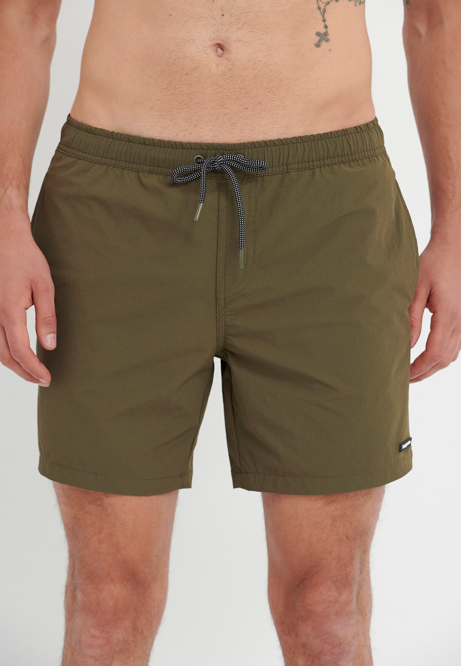 Men's Swim Shorts Funky Buddha Khaki