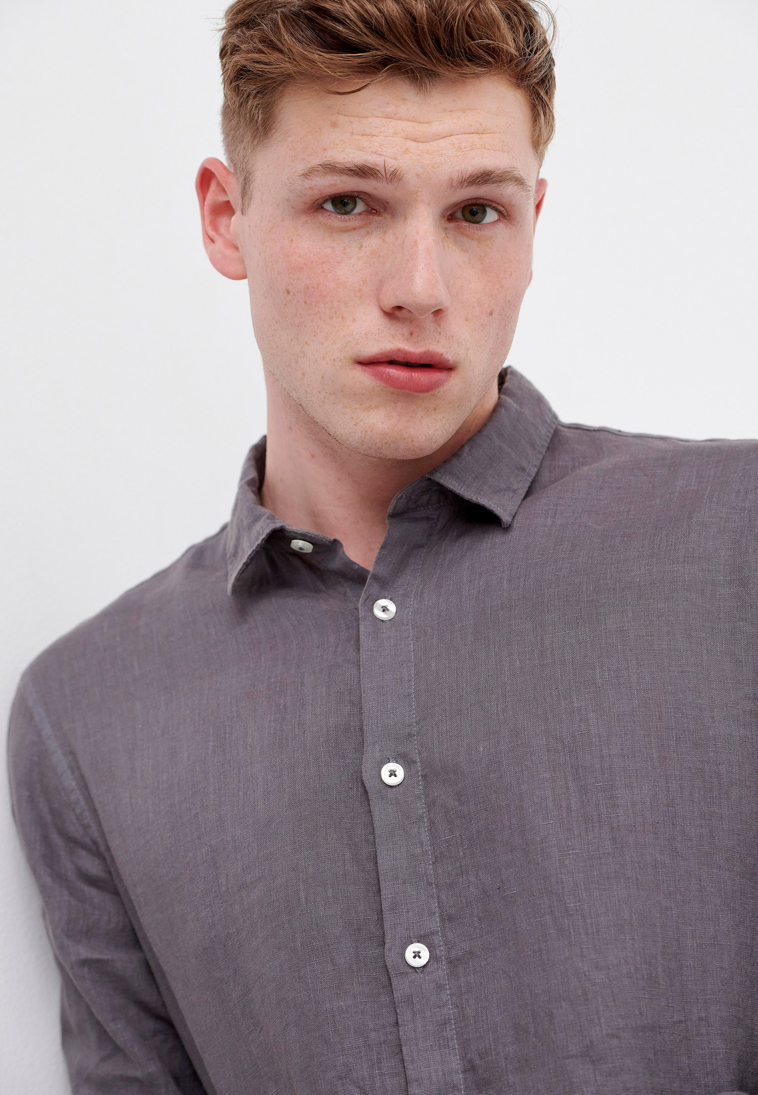 Men's Shirts Funky Buddha Gray