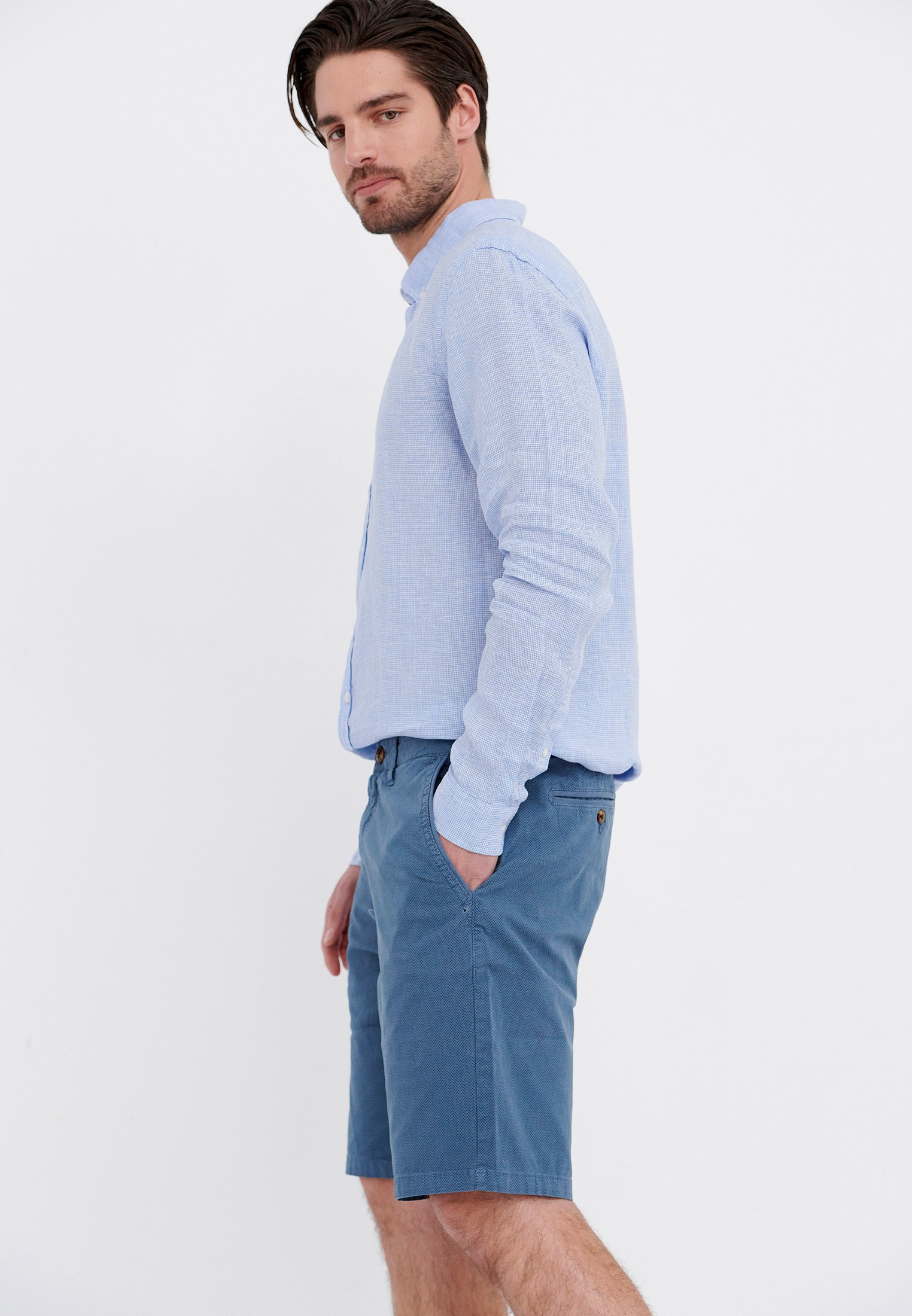 Men's Trousers Funky Buddha Blue