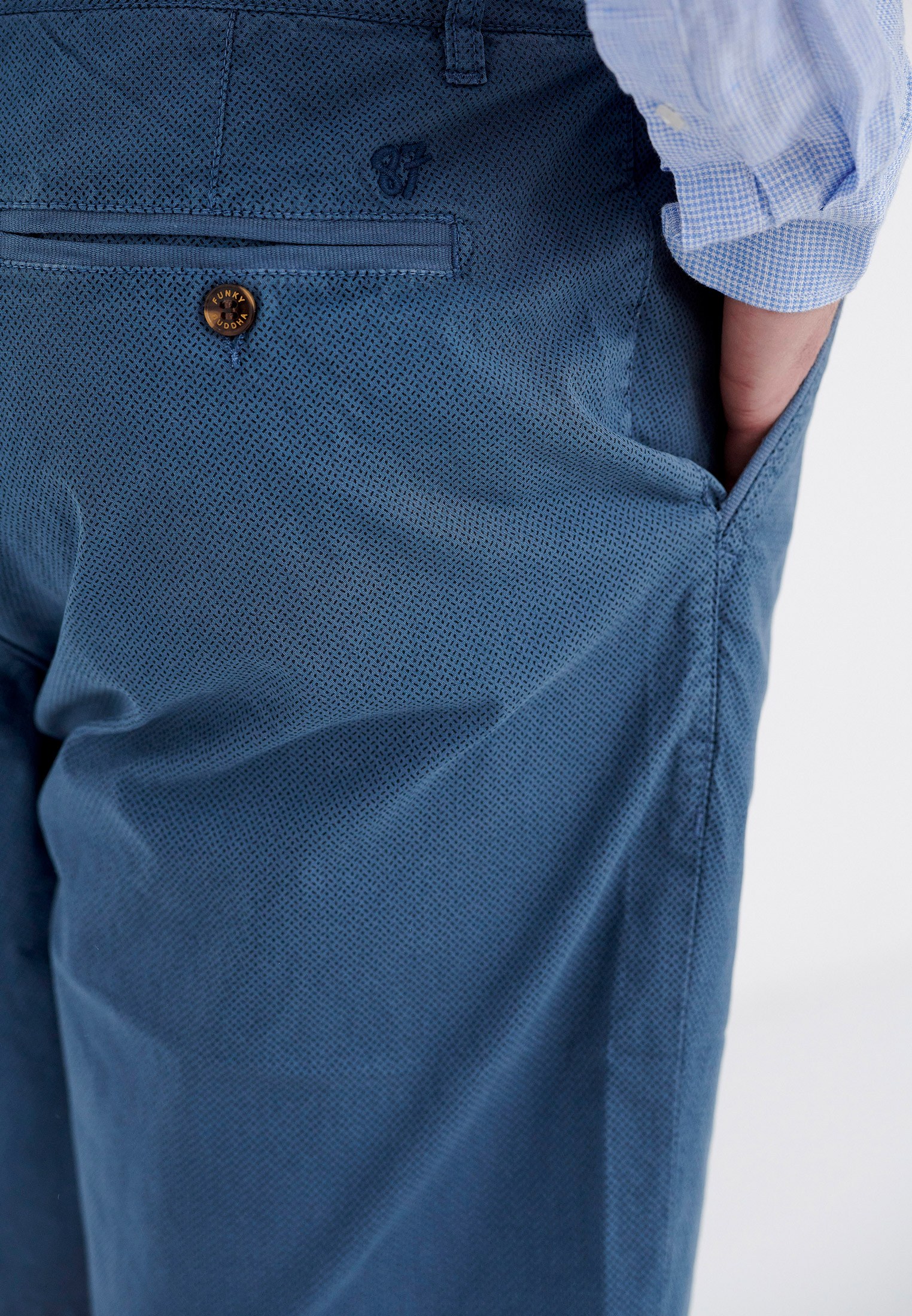 Men's Trousers Funky Buddha Blue