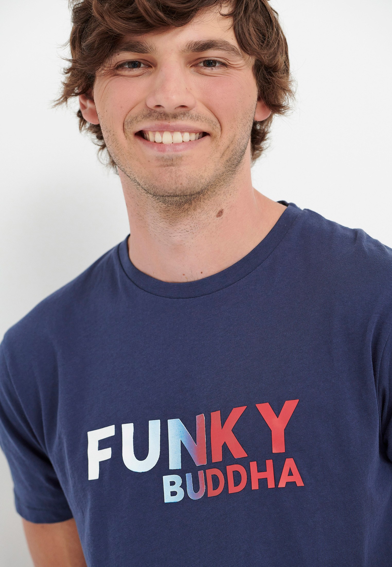 Men's T-Shirts Funky Buddha Blue