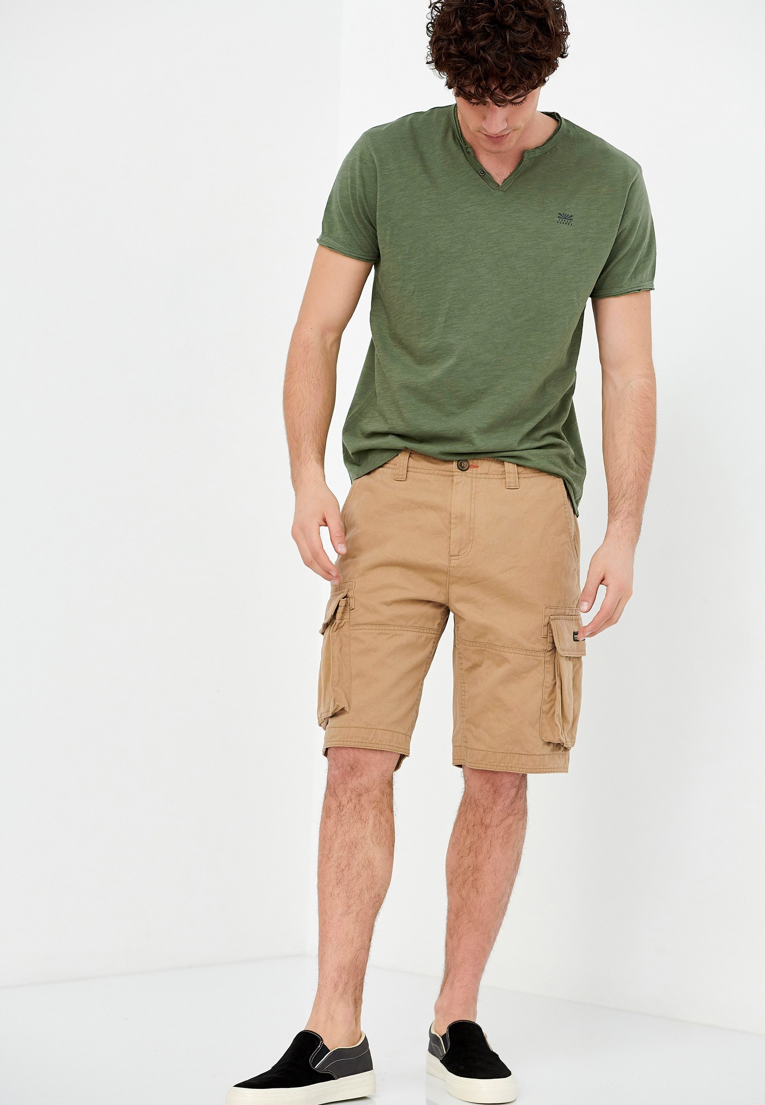 Men's Shorts Funky Buddha Beige