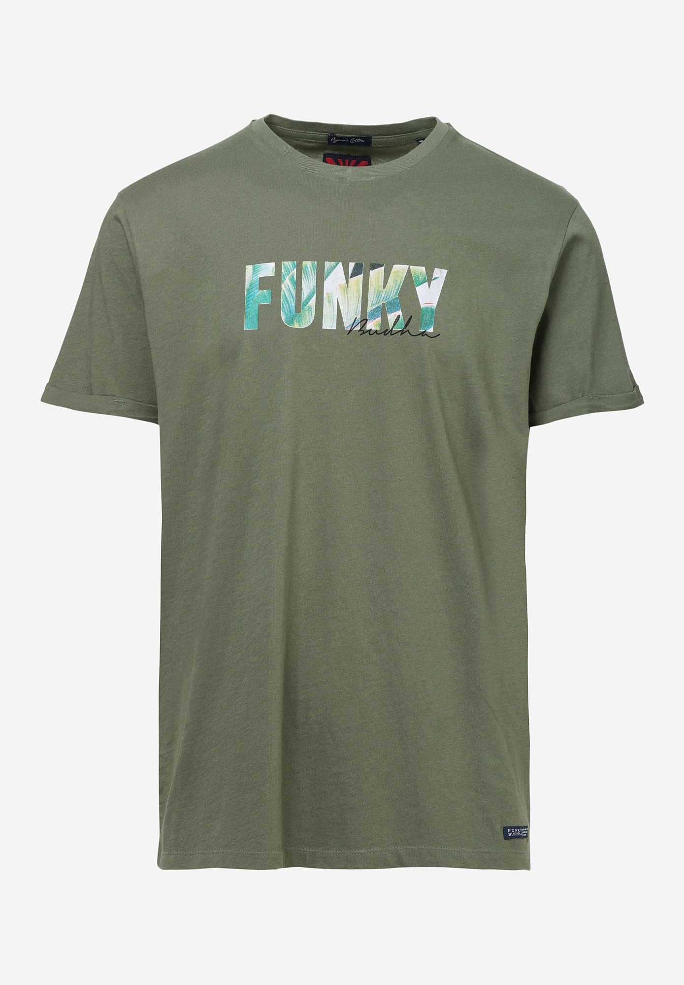Men's T-Shirts Funky Buddha Khaki