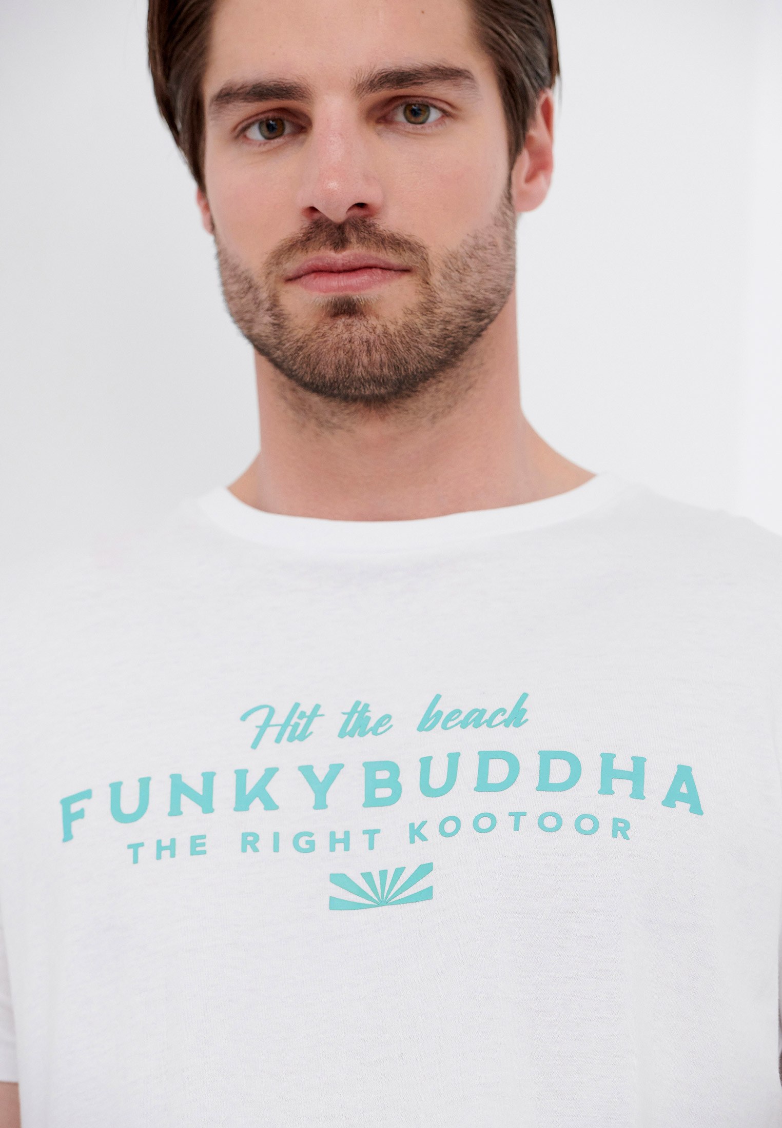 Men's T-Shirts Funky Buddha White