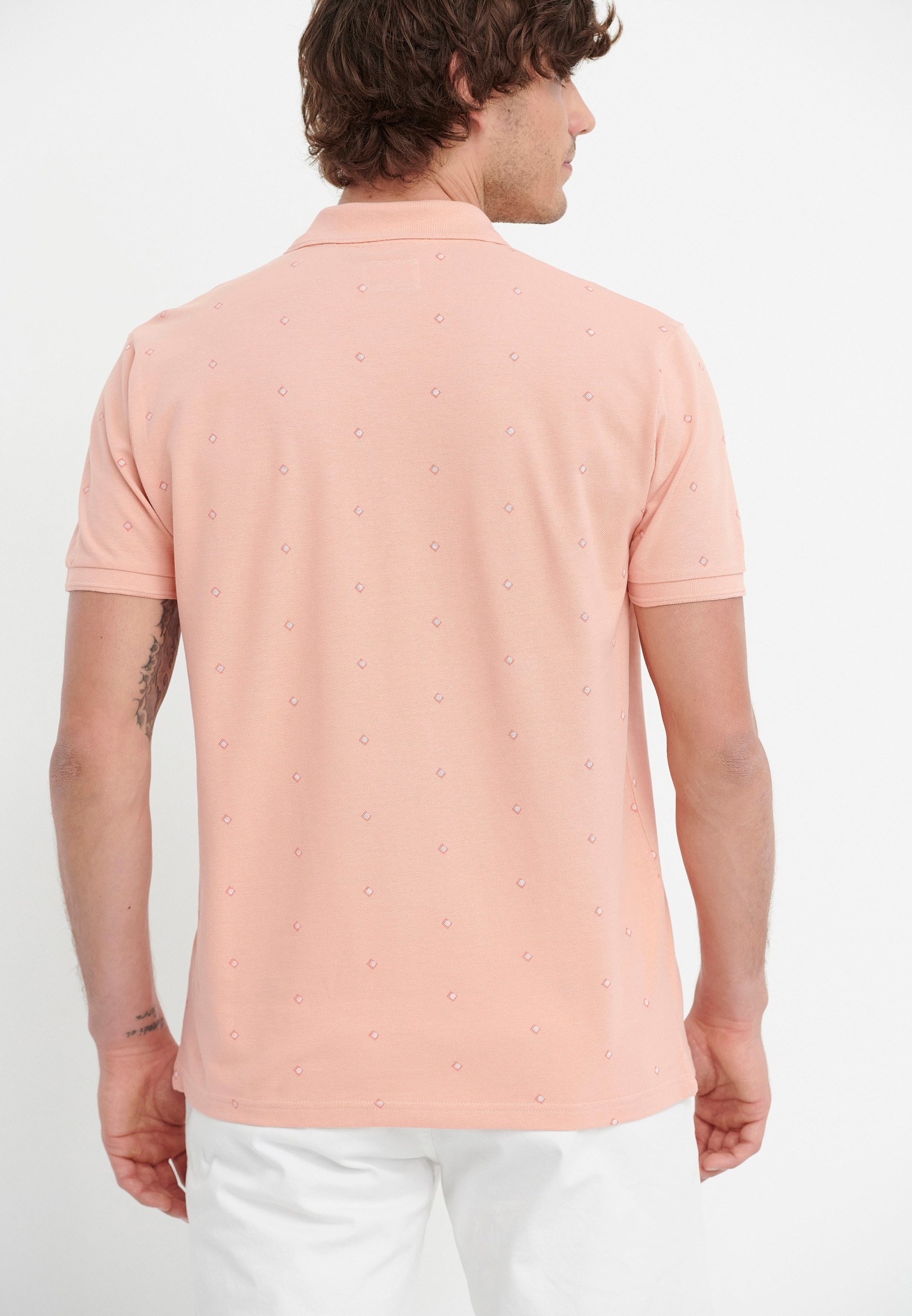 Men's Polo Shirts Funky Buddha Pink