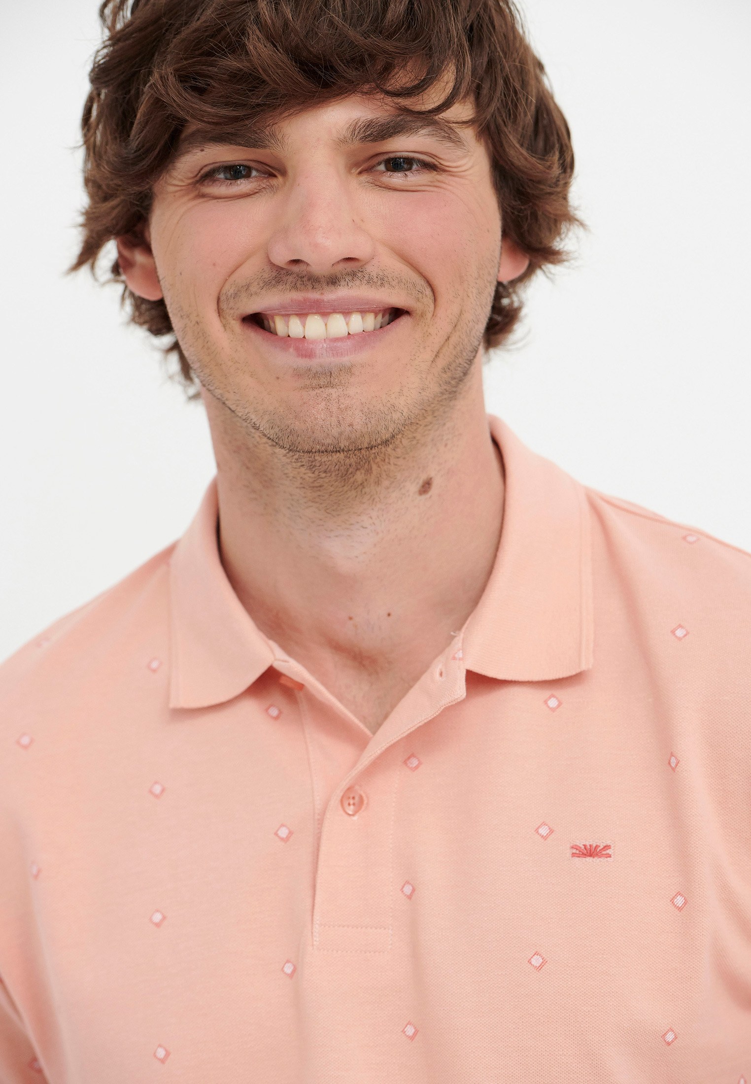 Men's Polo Shirts Funky Buddha Pink