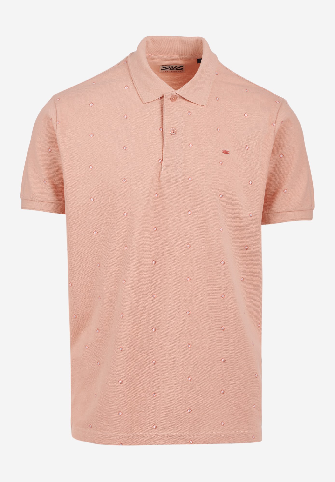 Men's Polo Shirts Funky Buddha Pink