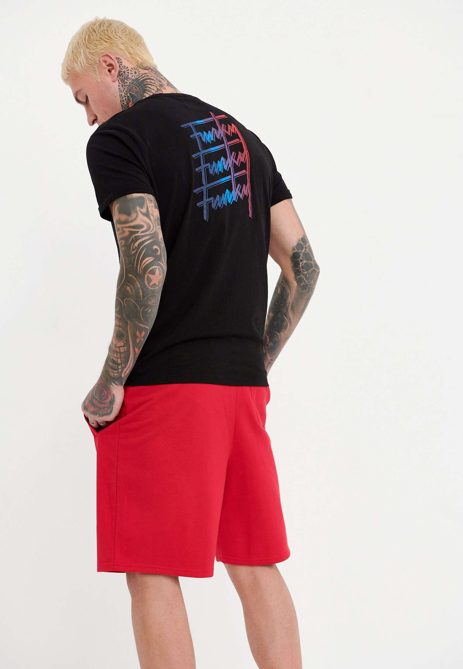 Men's Shorts Funky Buddha Red