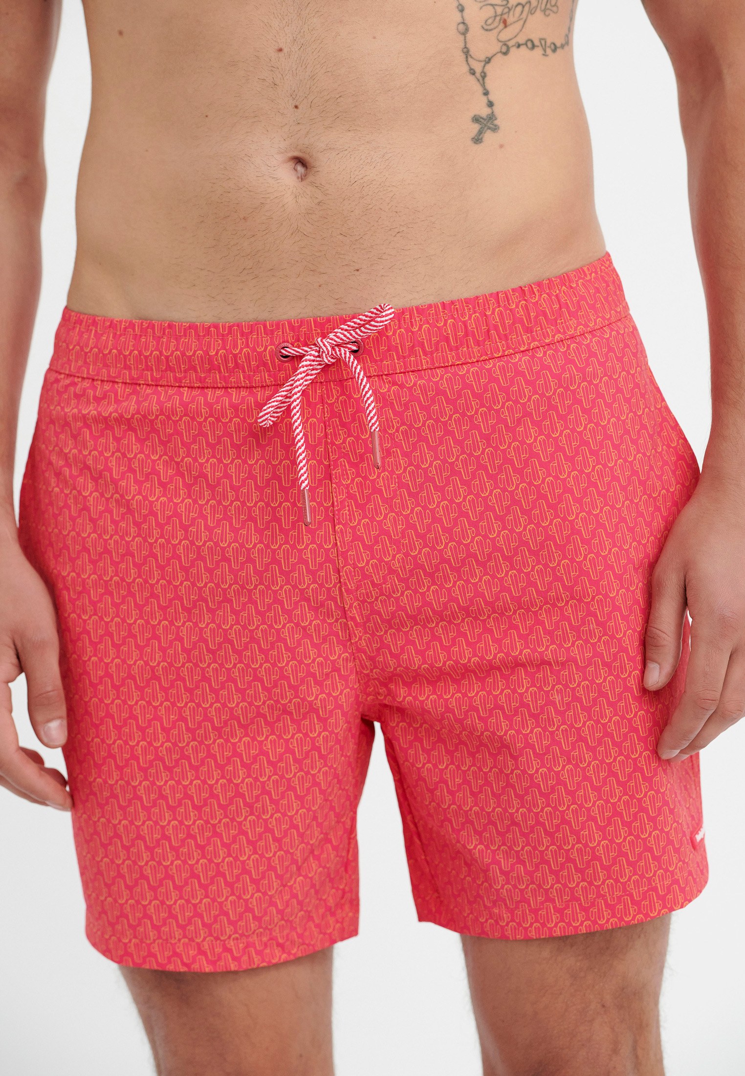 Men's Swim Shorts Funky Buddha Fuchsia