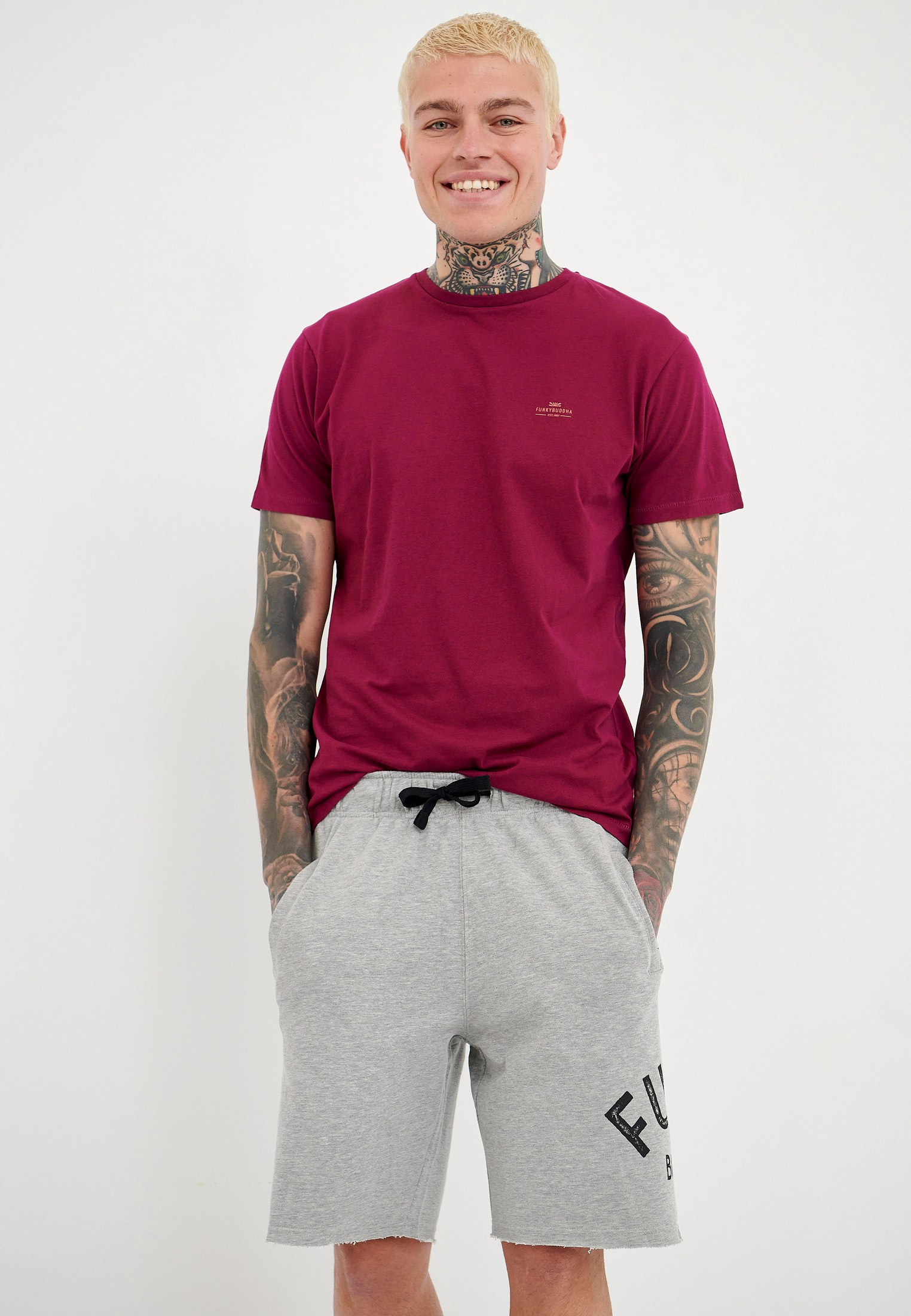 Men's Shorts Funky Buddha Gray