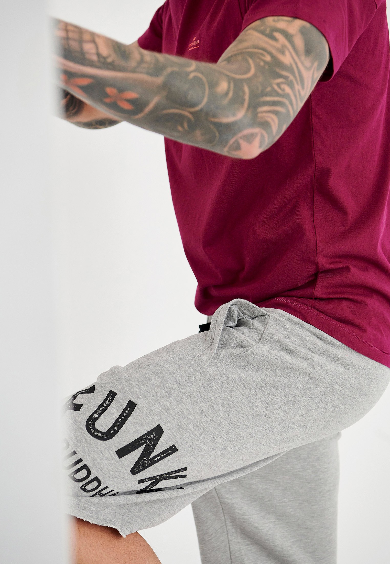 Men's Shorts Funky Buddha Gray