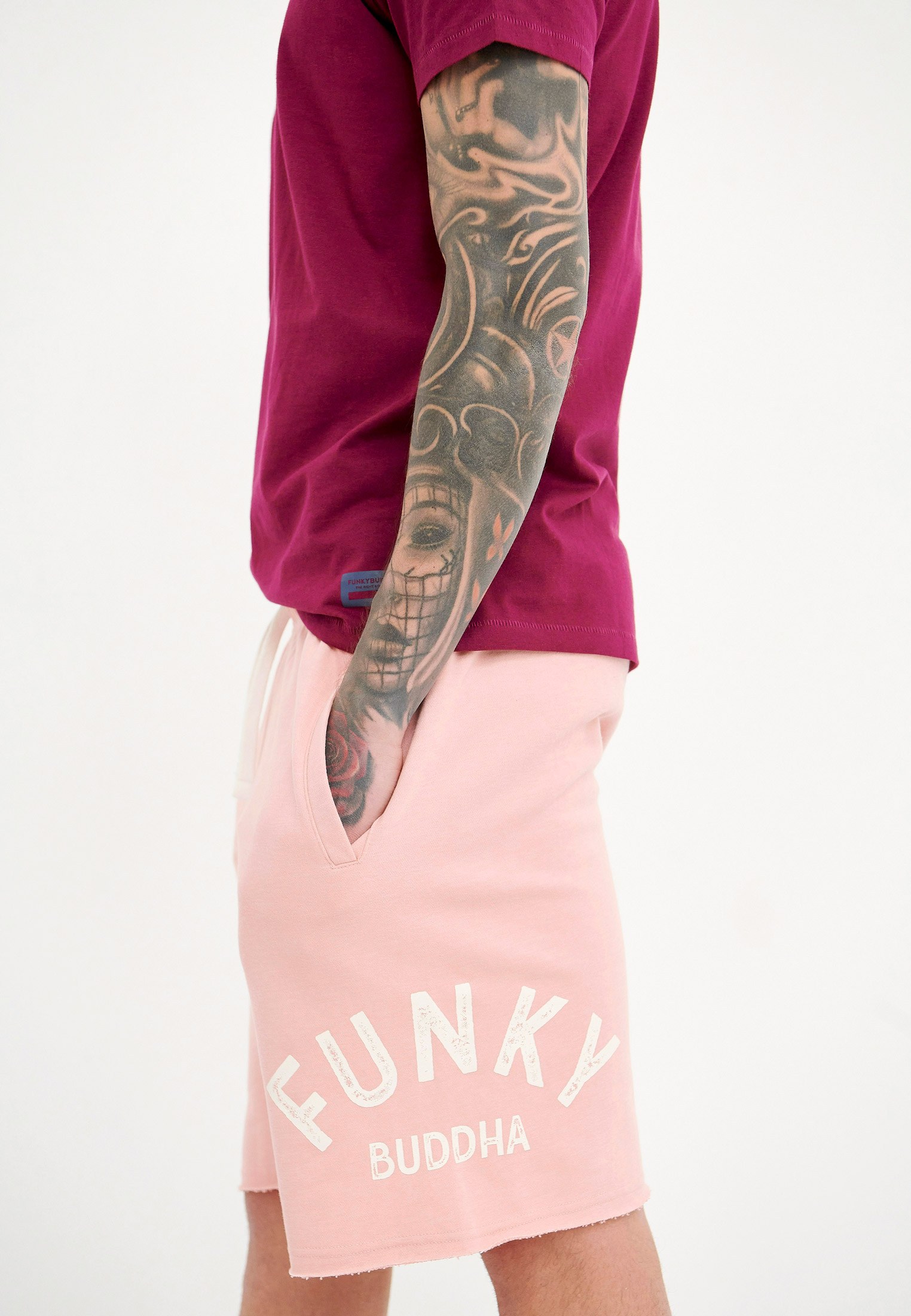 Men's Shorts Funky Buddha Orange