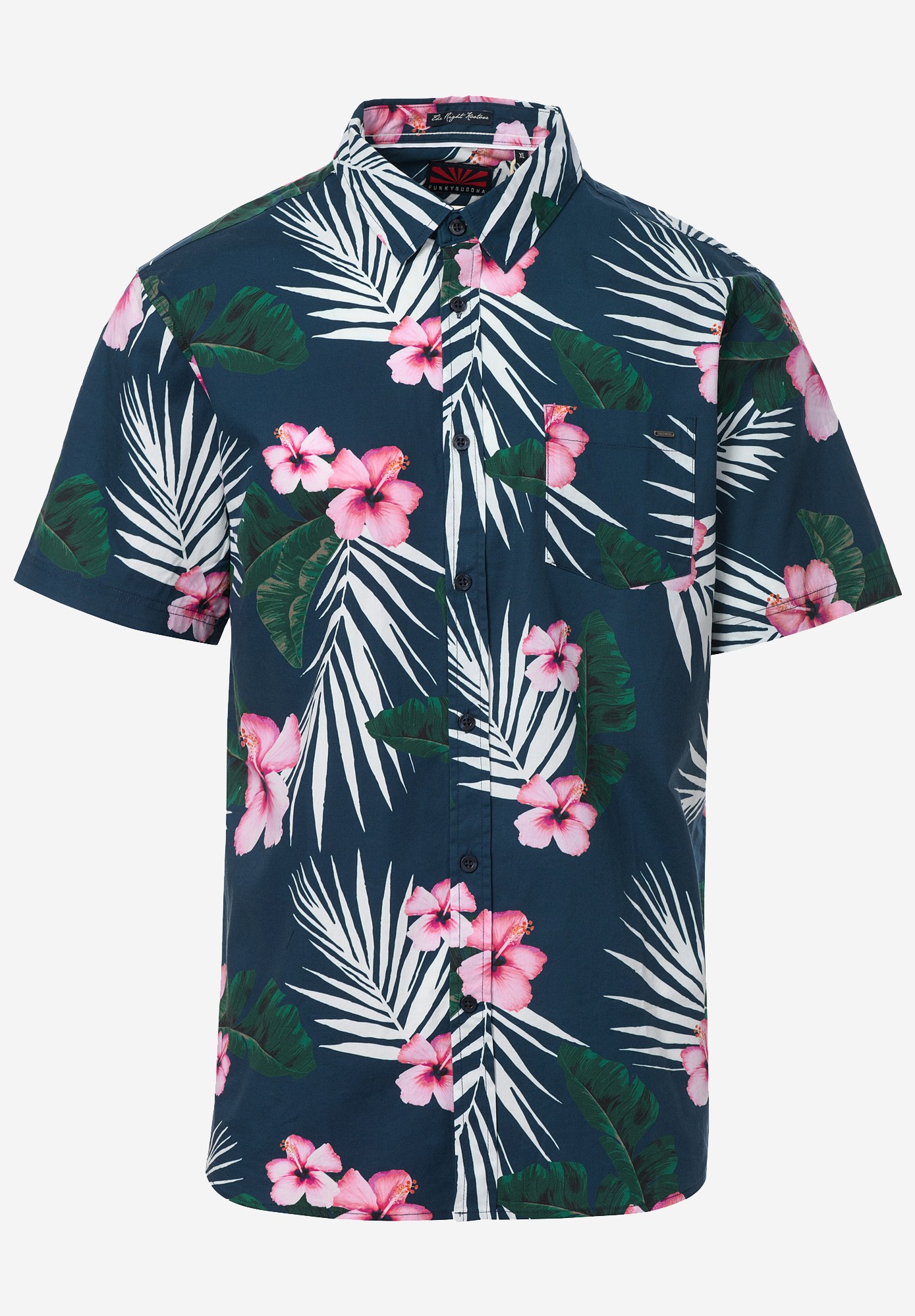 Men's Shirts Funky Buddha Blue