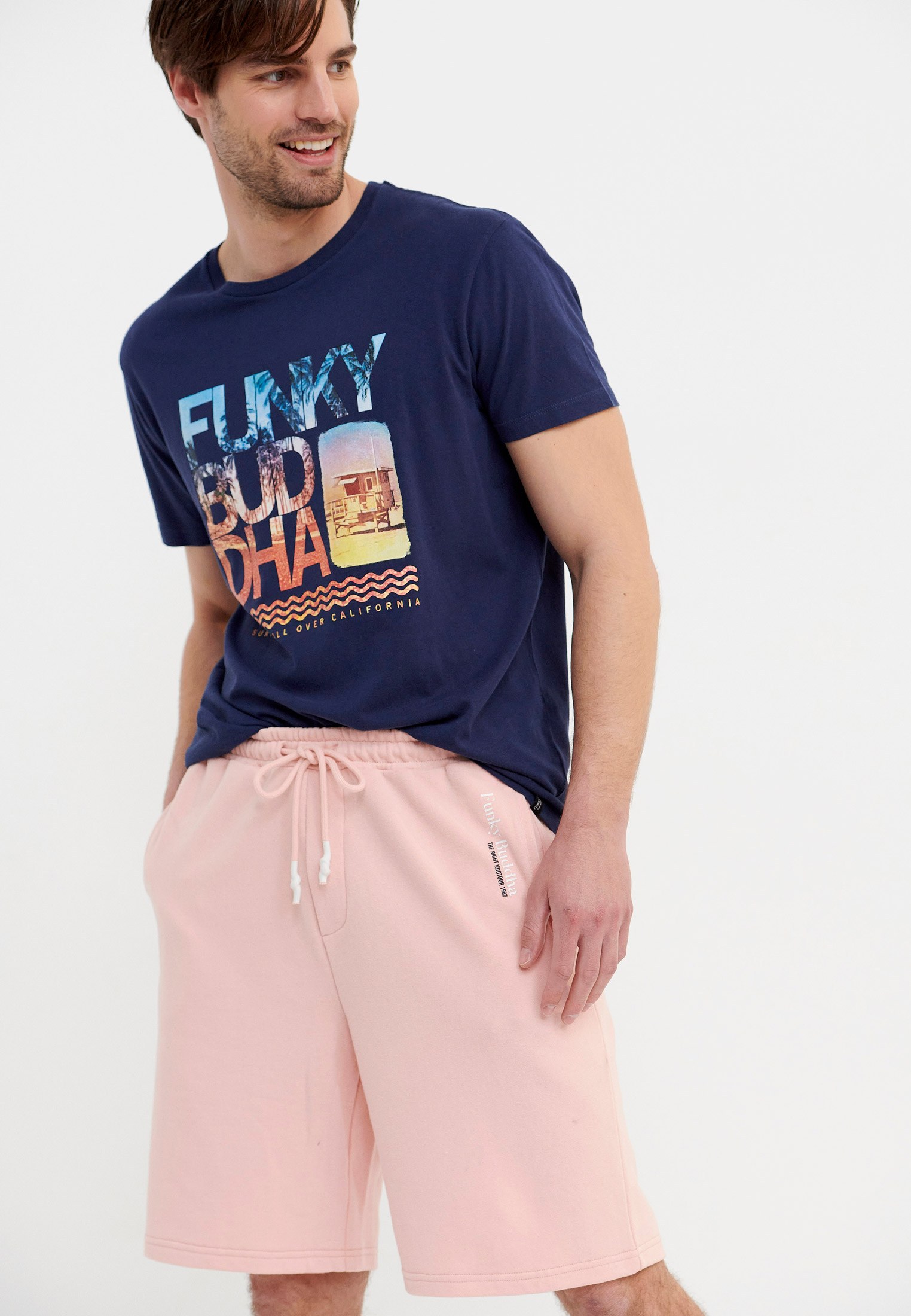 Men's Shorts Funky Buddha Pink