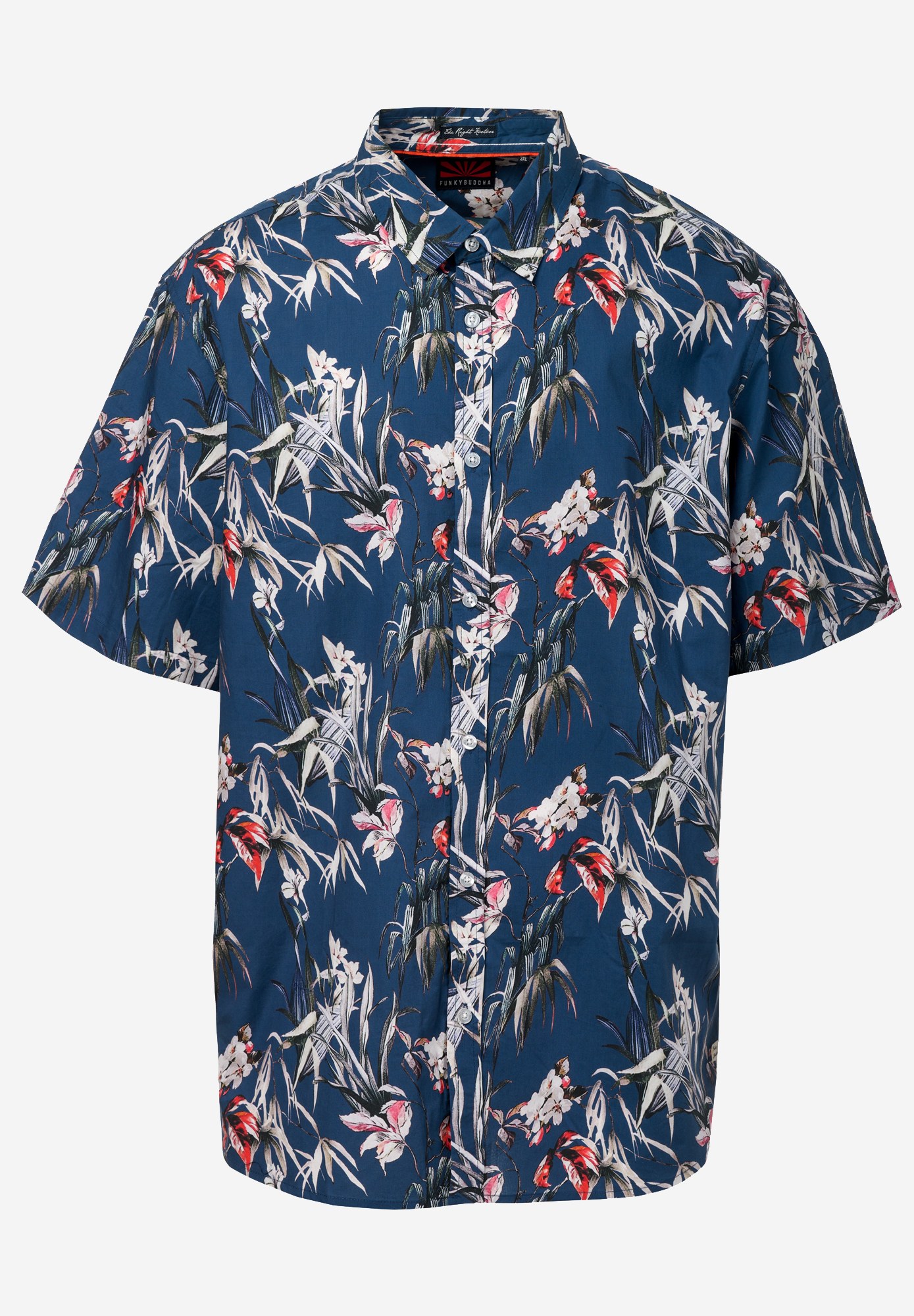 Men's Shirts Funky Buddha Blue