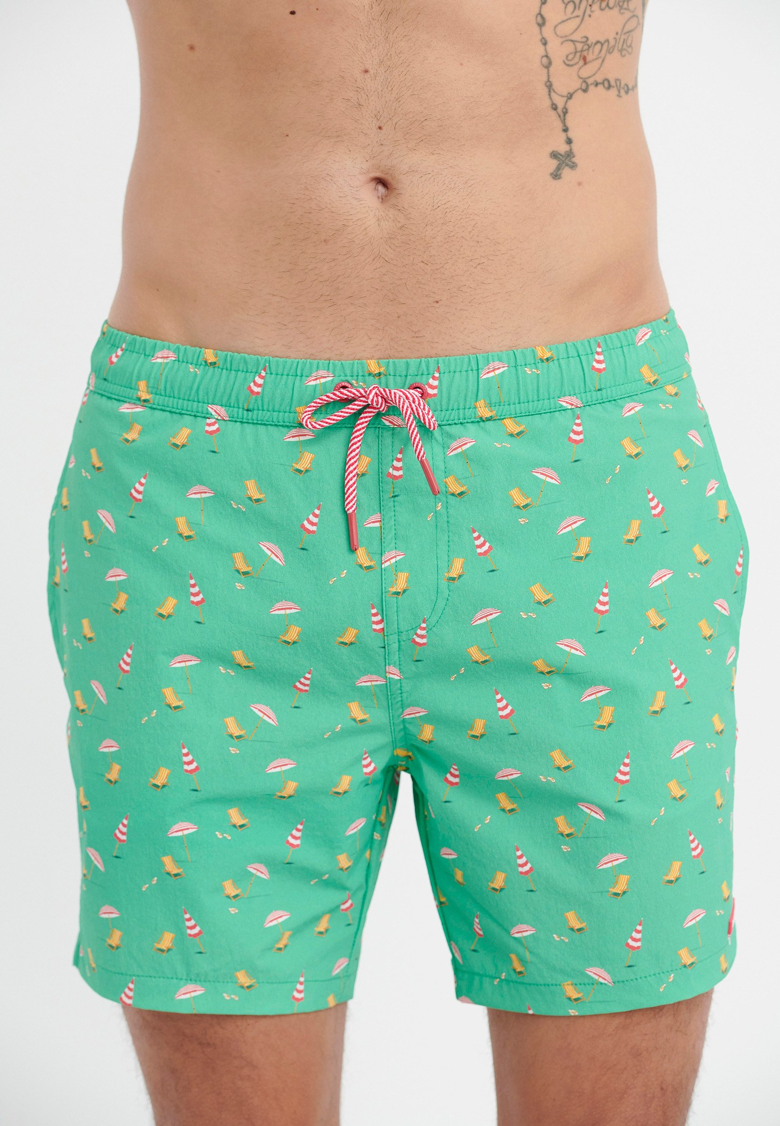 Men's Swim Shorts Funky Buddha Green