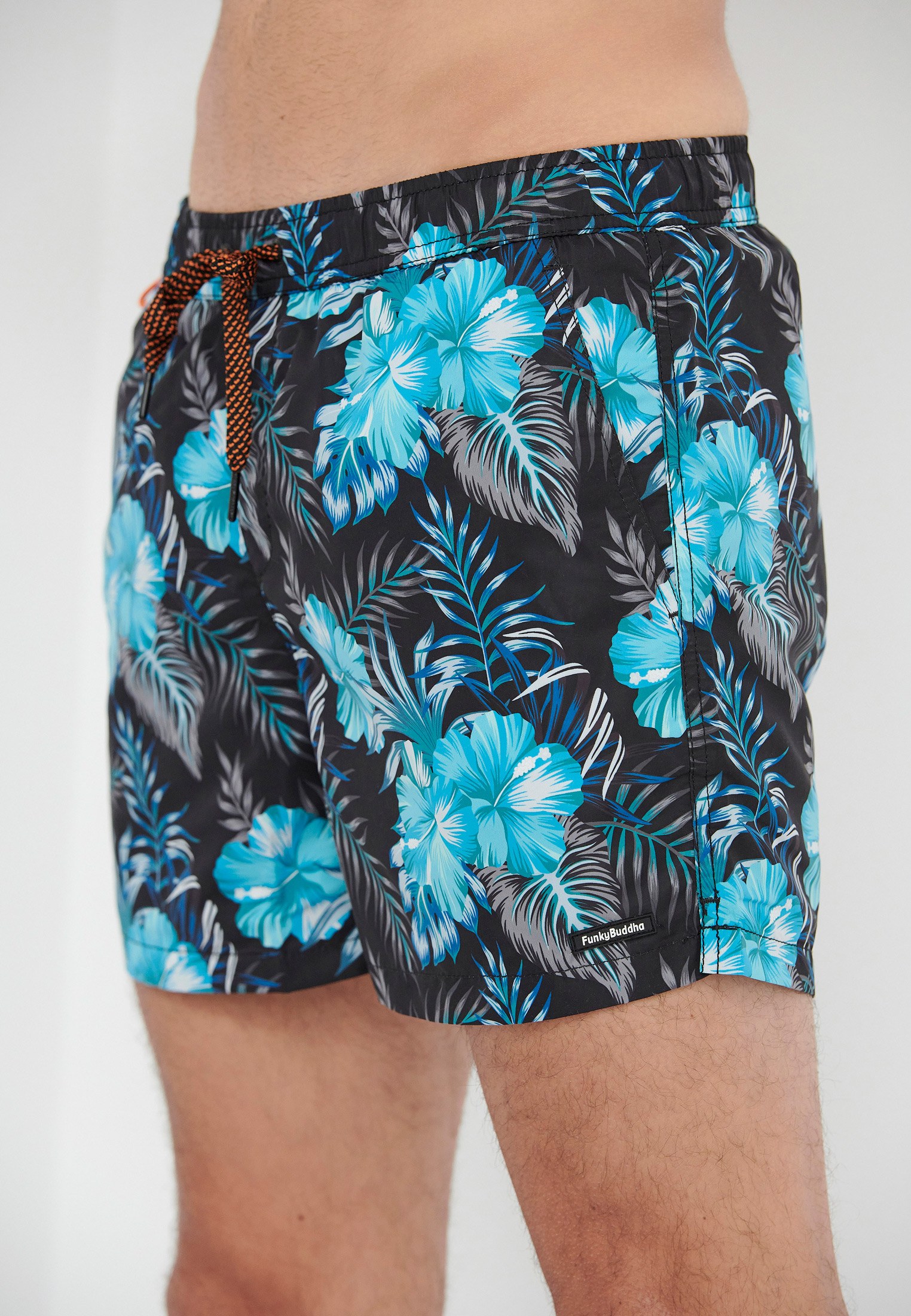 Men's Swim Shorts Funky Buddha Black