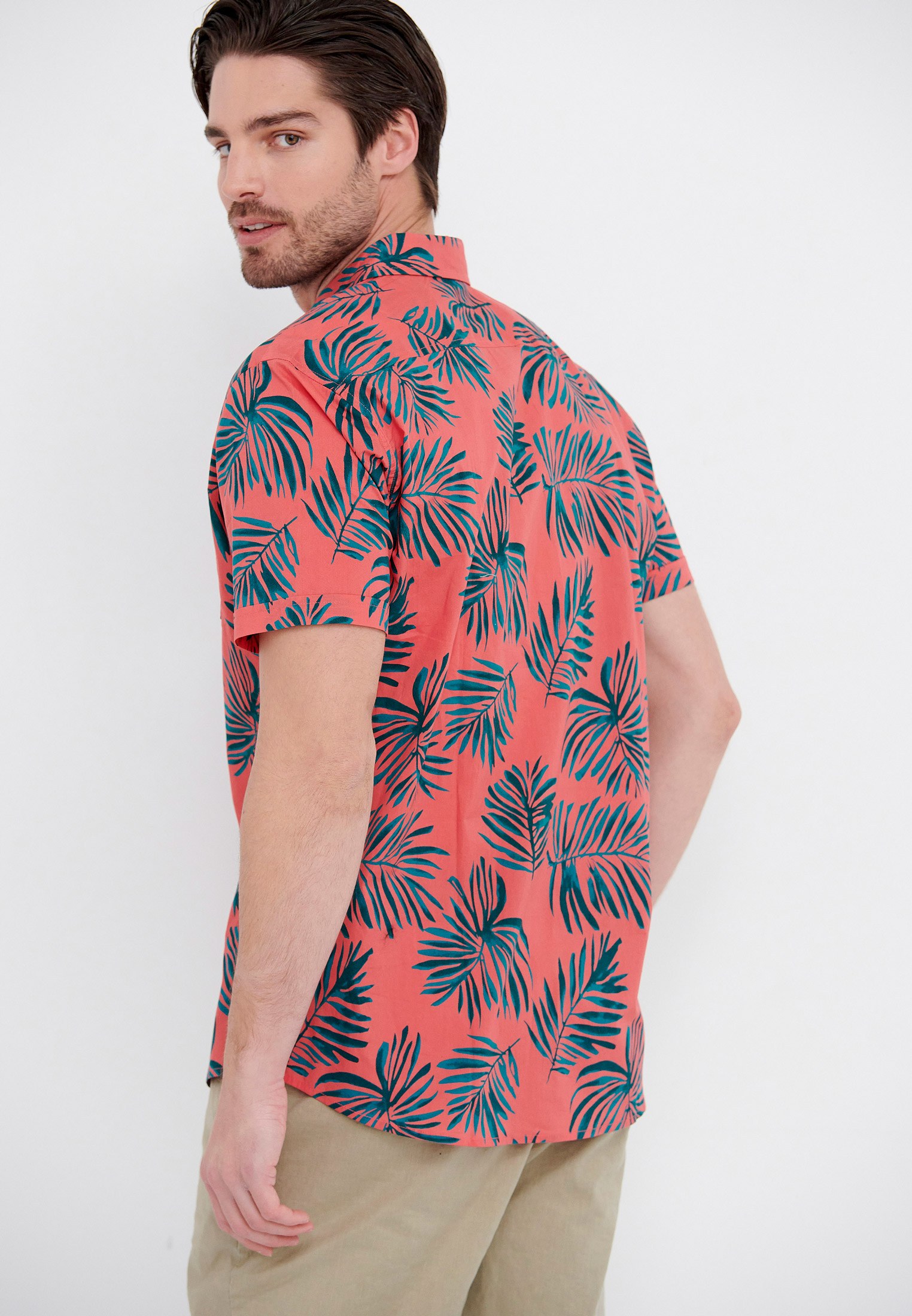 Men's Shirts Funky Buddha Orange