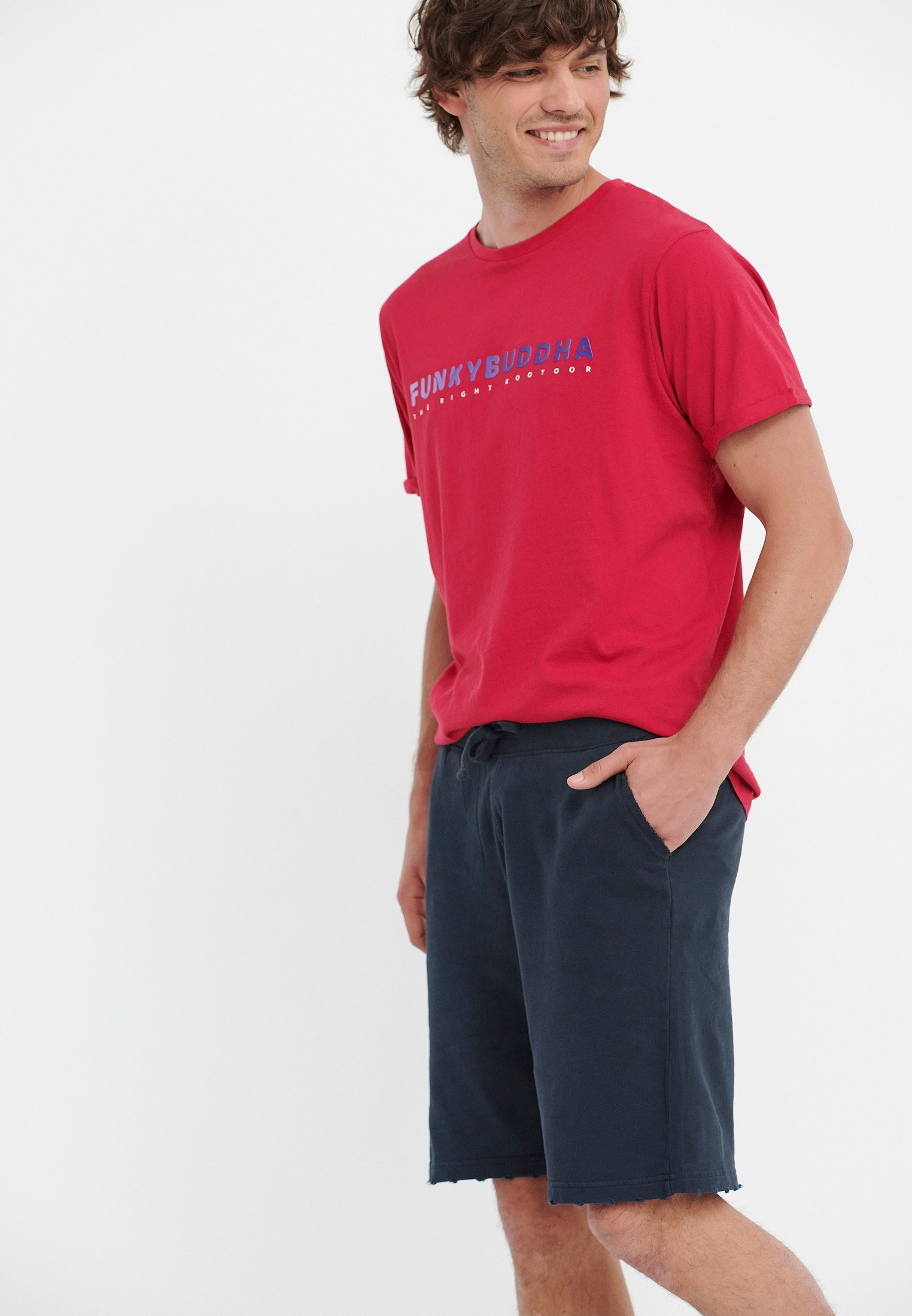 Men's Shorts Funky Buddha Navy