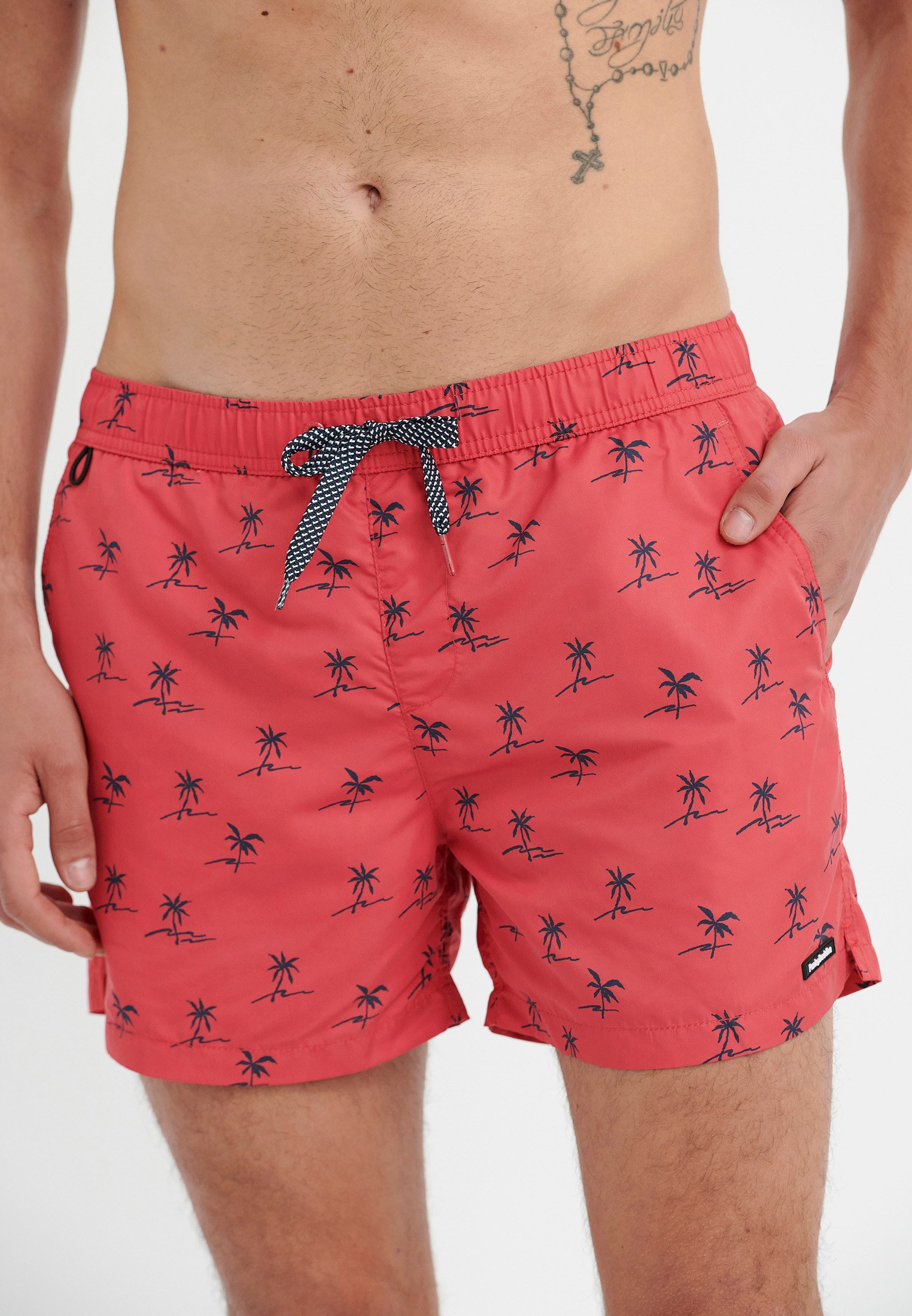 Men's Swim Shorts Funky Buddha Red