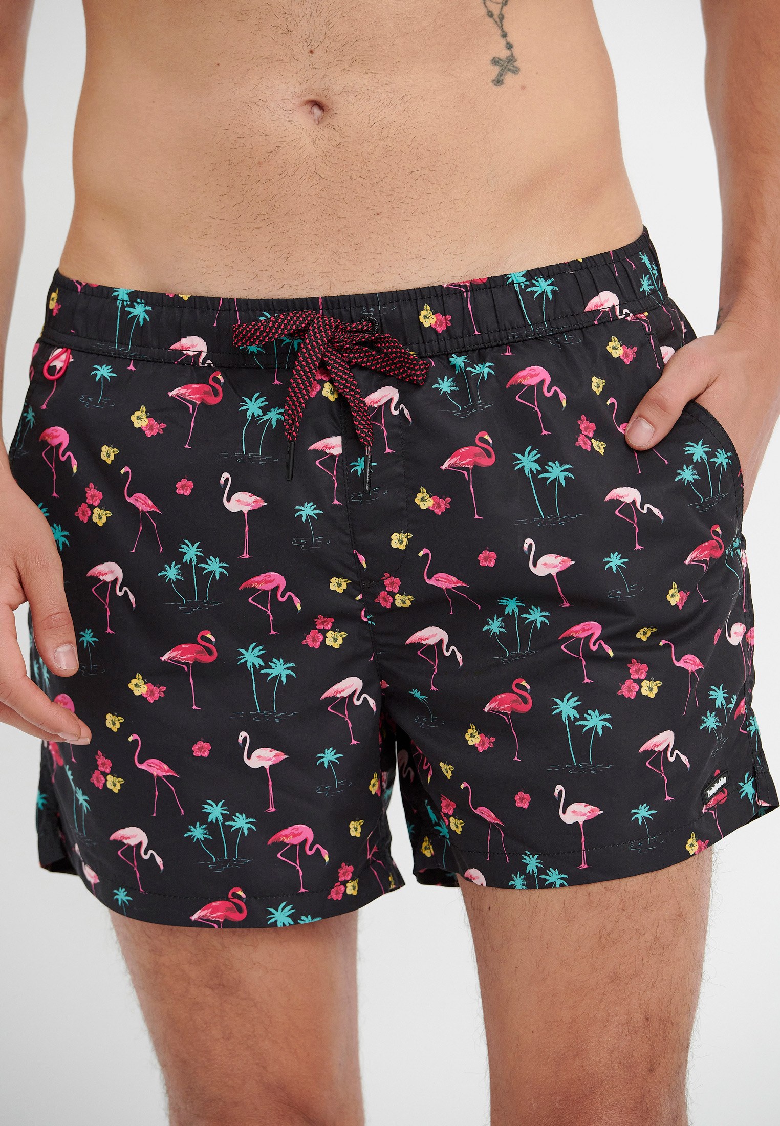 Men's Swim Shorts Funky Buddha Black