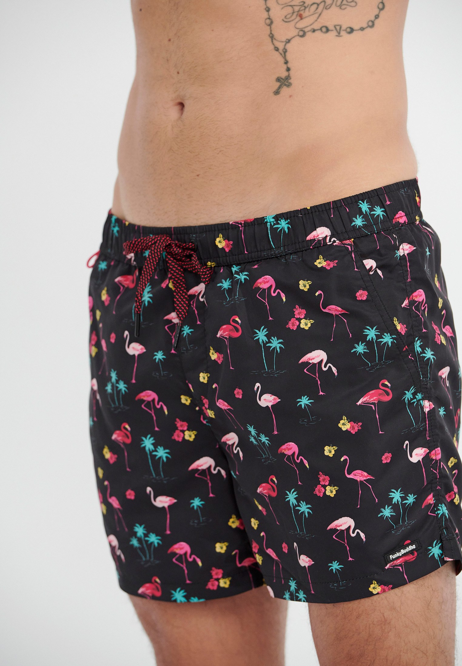Men's Swim Shorts Funky Buddha Black