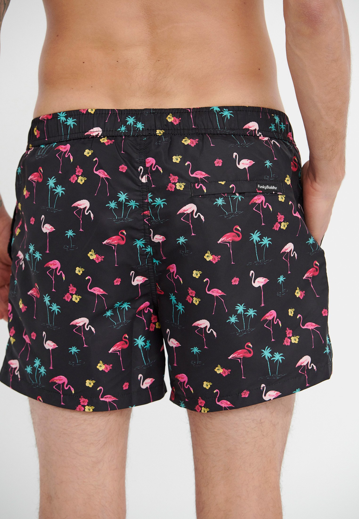 Men's Swim Shorts Funky Buddha Black