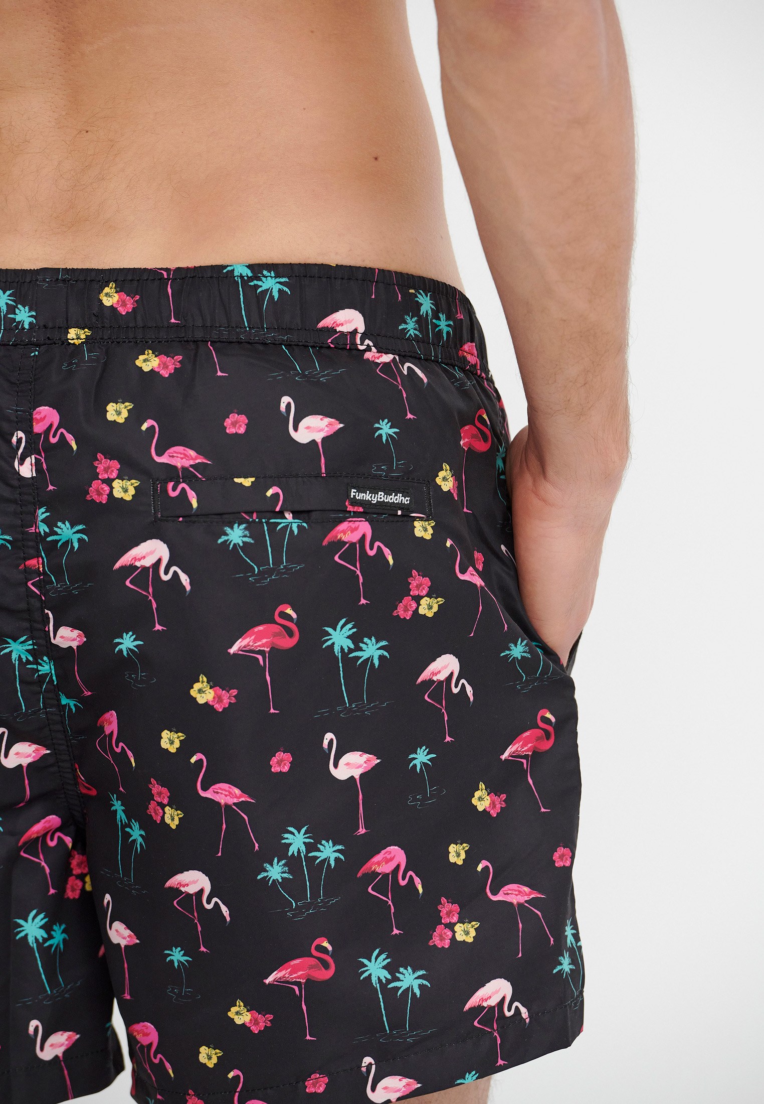 Men's Swim Shorts Funky Buddha Black