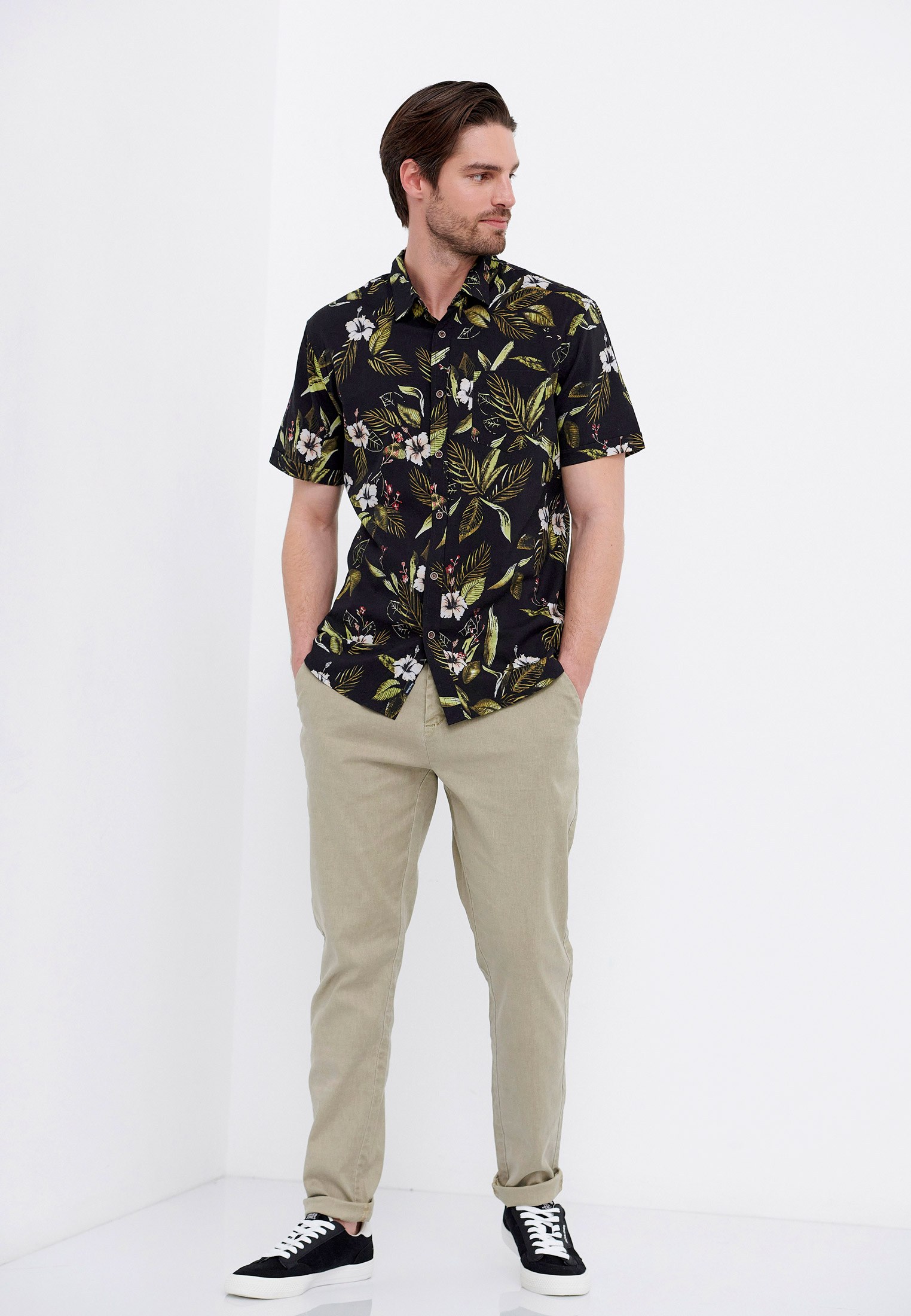 Men's Shirts Funky Buddha Black