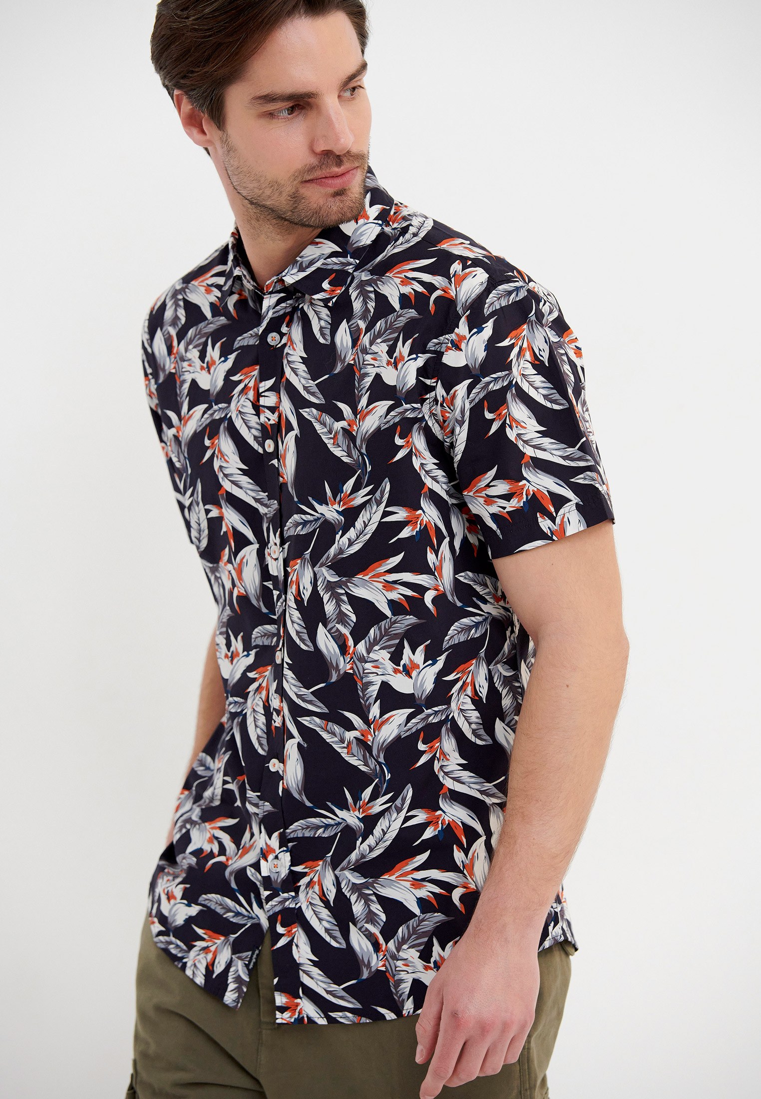 Men's Shirts Funky Buddha Navy