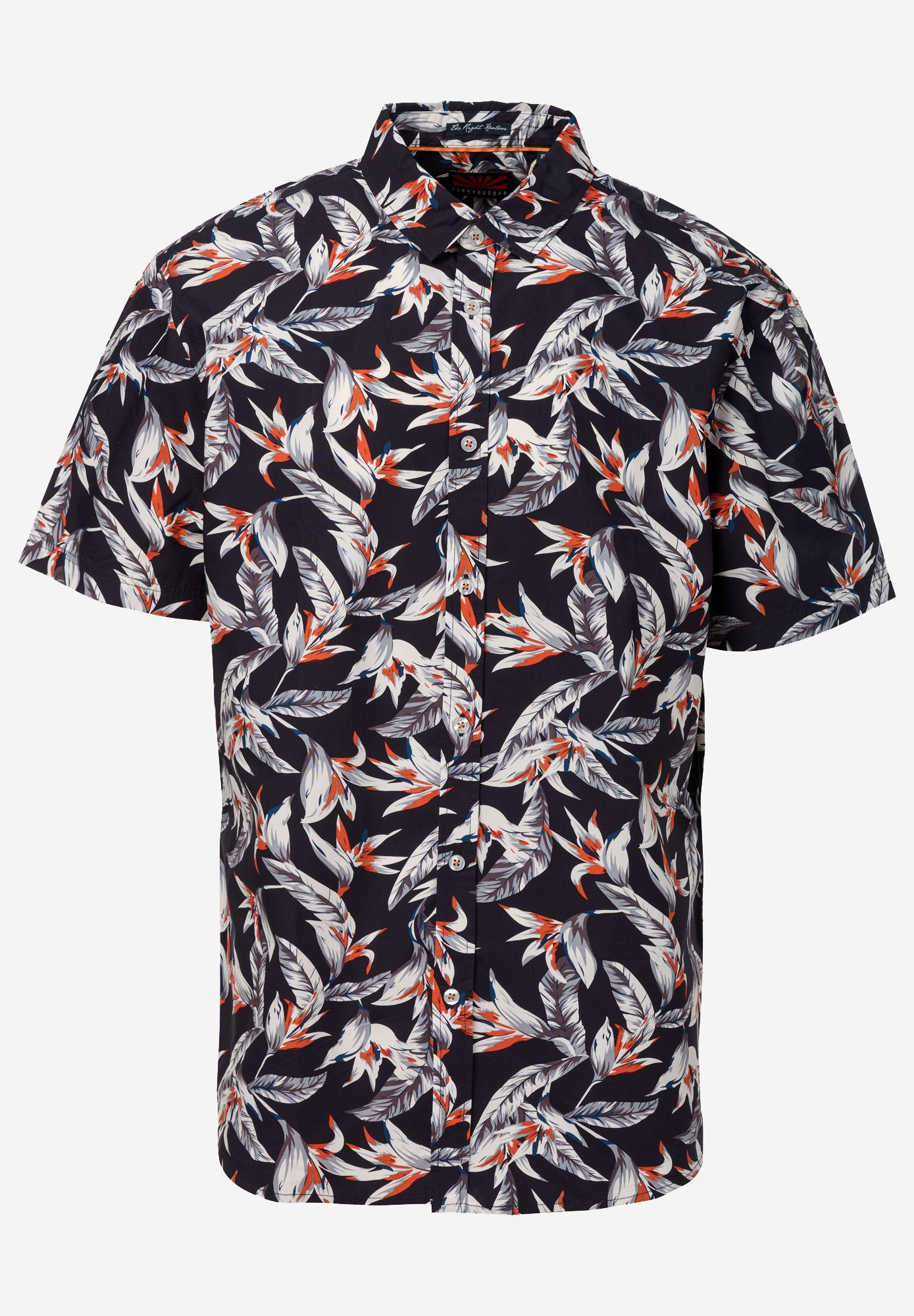 Men's Shirts Funky Buddha Navy