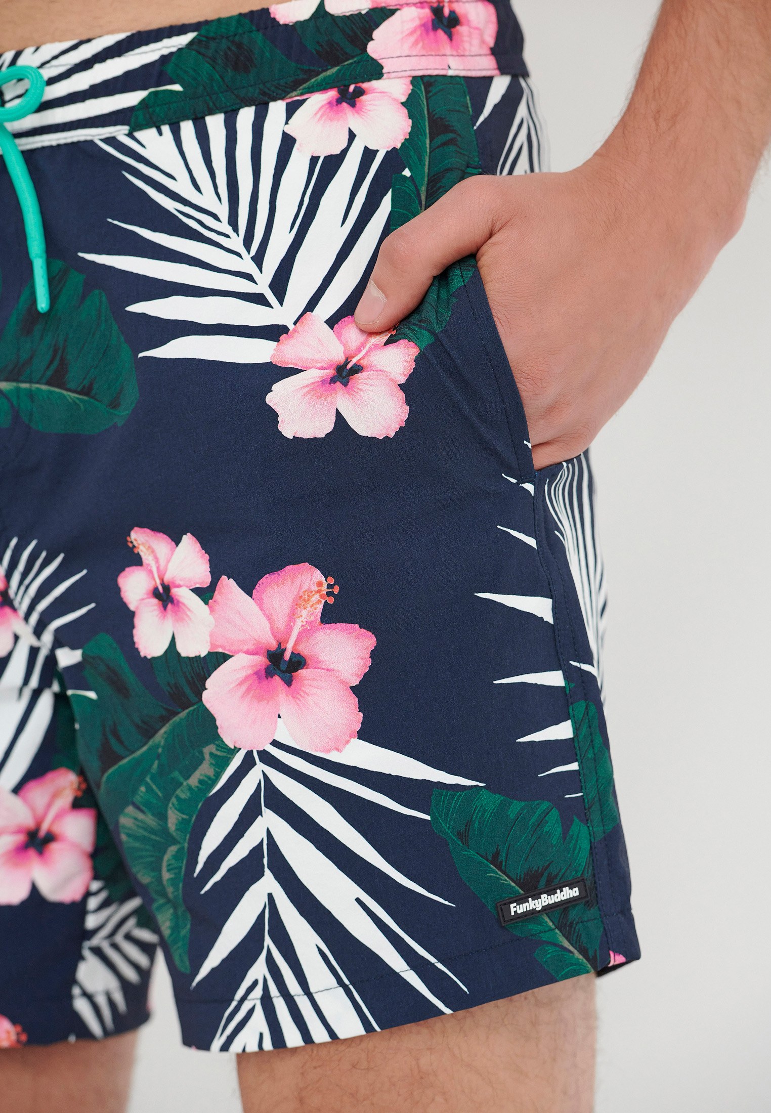 Men's Swim Shorts Funky Buddha Blue