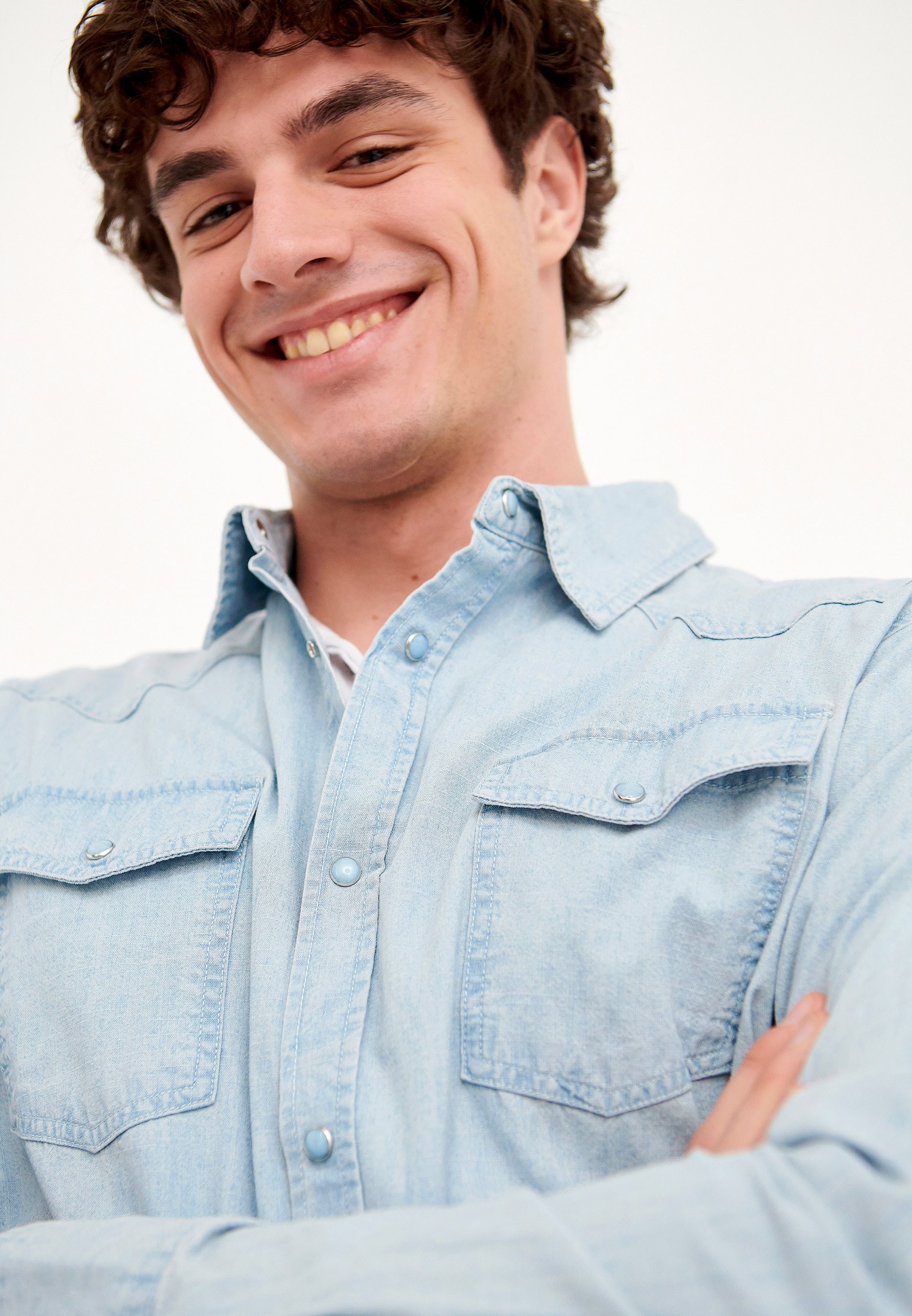 Men's Shirts Funky Buddha Blue