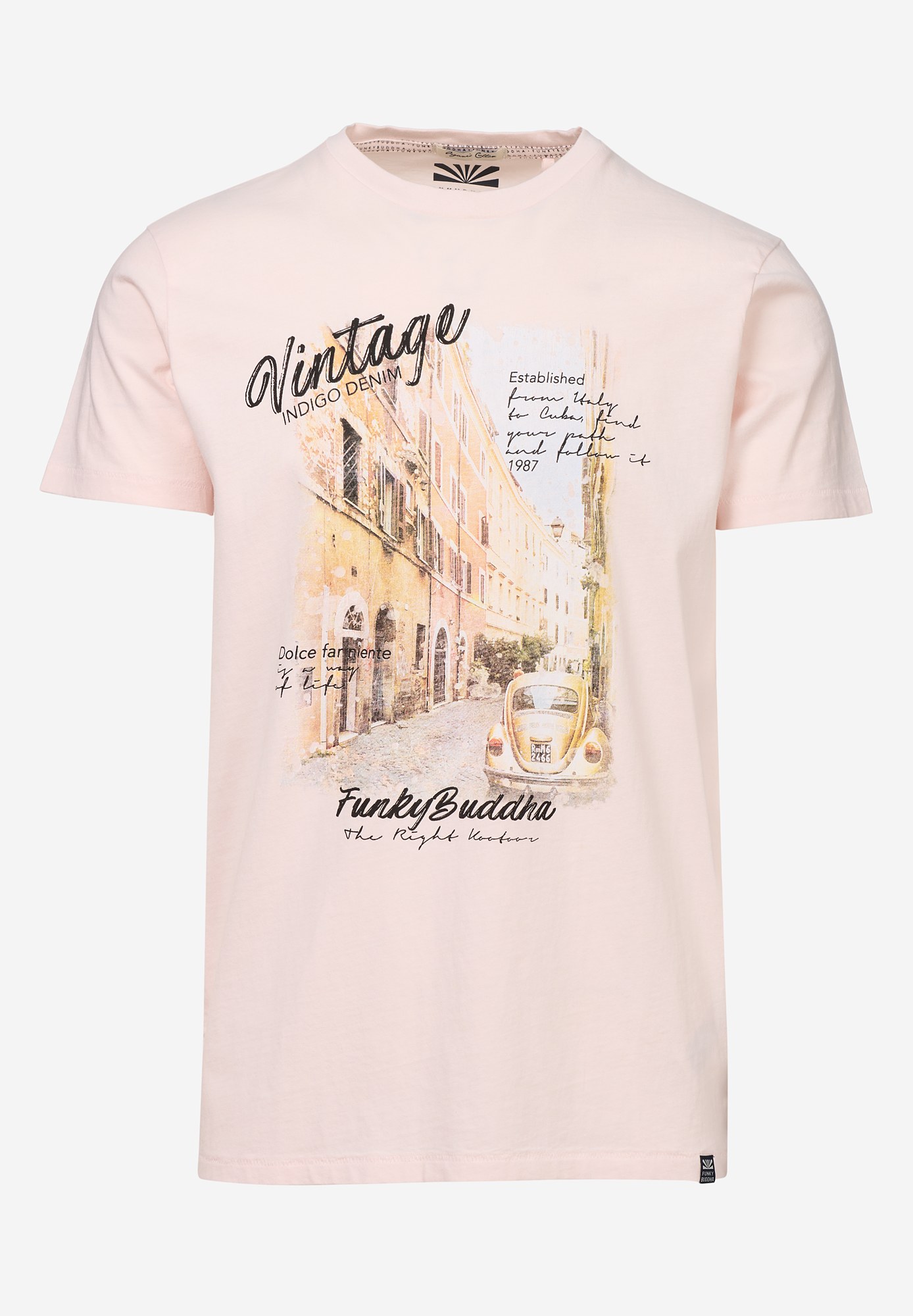 Men's T-Shirts Funky Buddha Pink