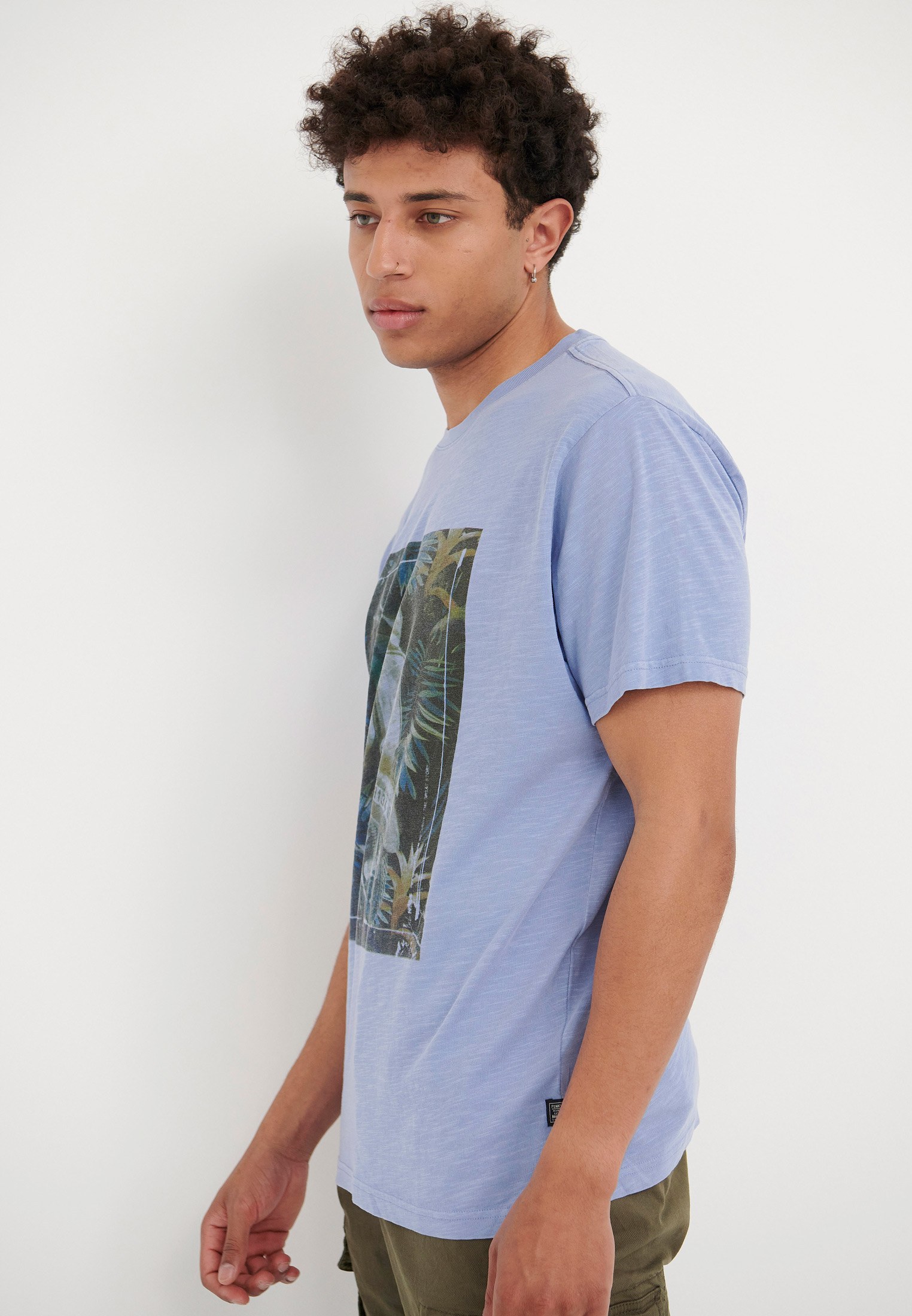 Men's T-Shirts Funky Buddha Purple