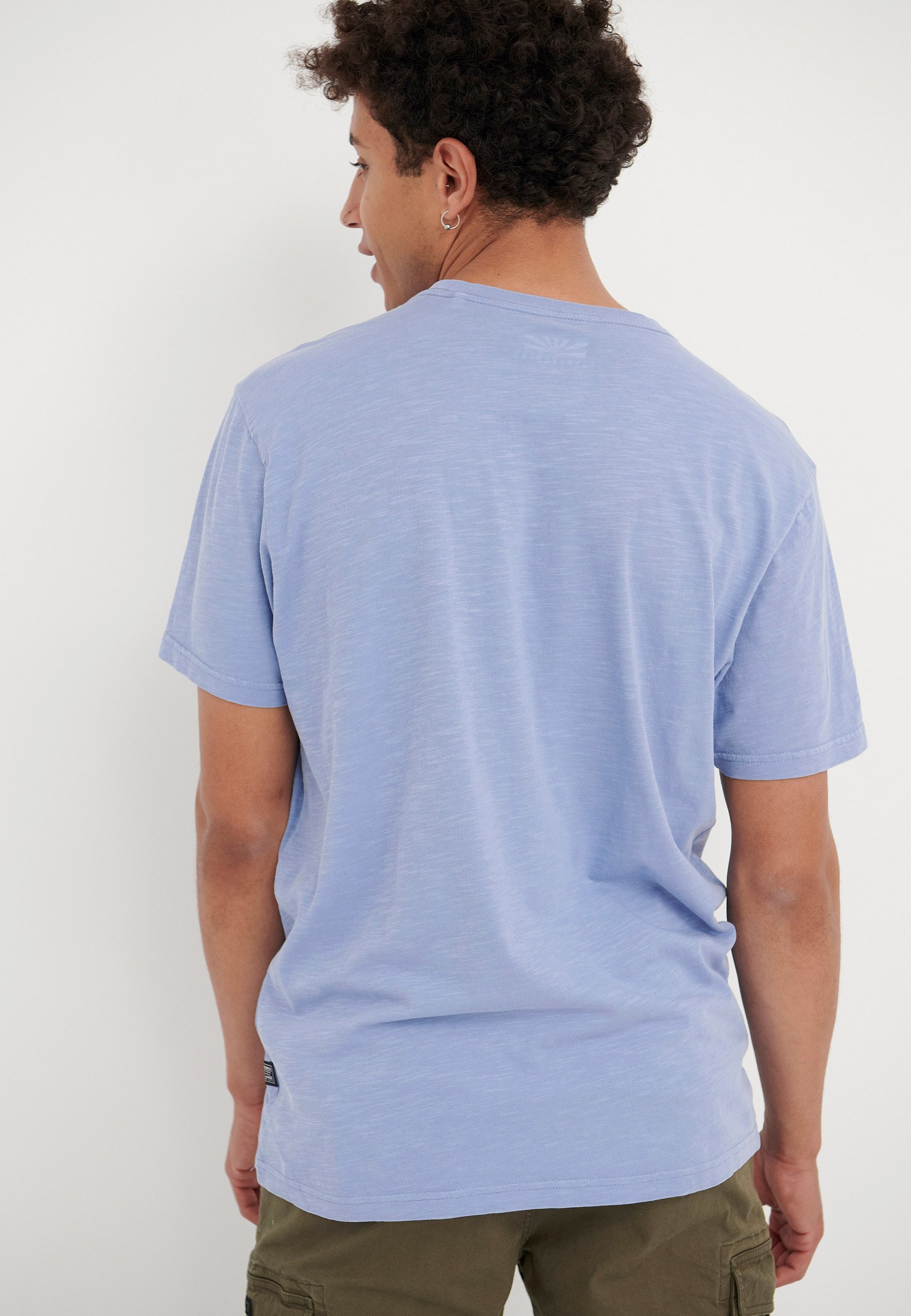 Men's T-Shirts Funky Buddha Purple