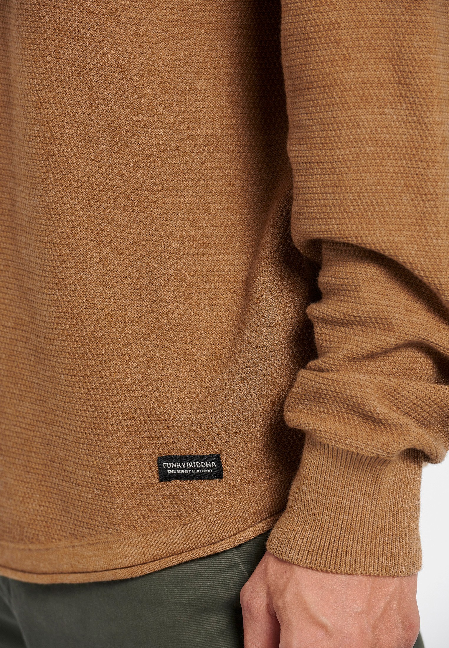 Men's Knitwear Funky Buddha Brown